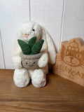 Jellycat Cream Bunny With Plant