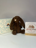 Jellycat Small Chocolate Bunny- OG with paws