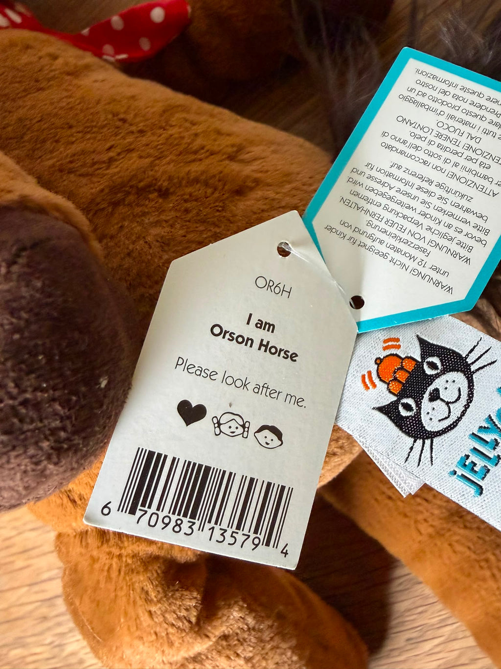 Jellycat Orson Horse