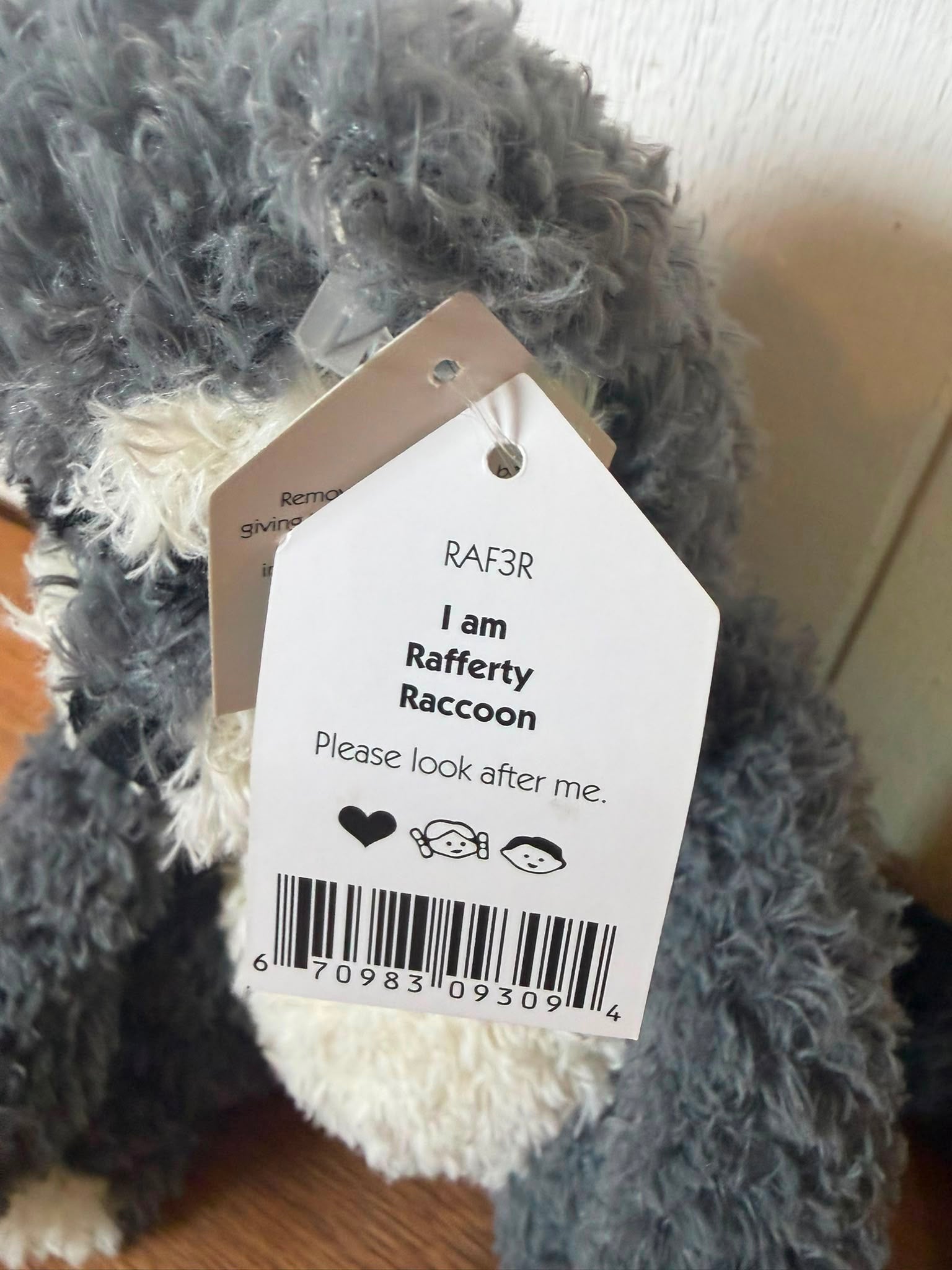 Jellycat Rafferty Raccoon