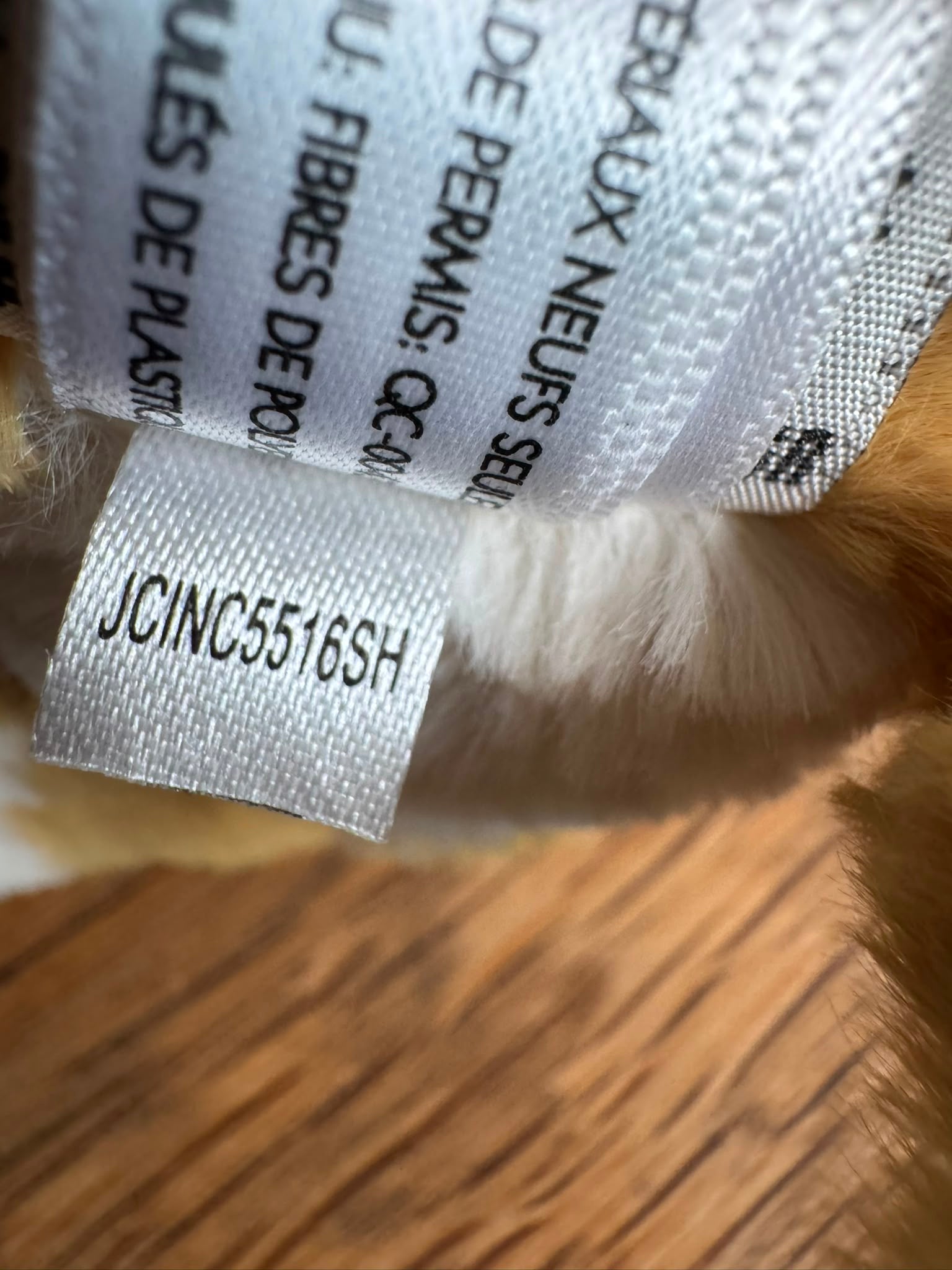Jellycat Betty Corgi- Ear tag