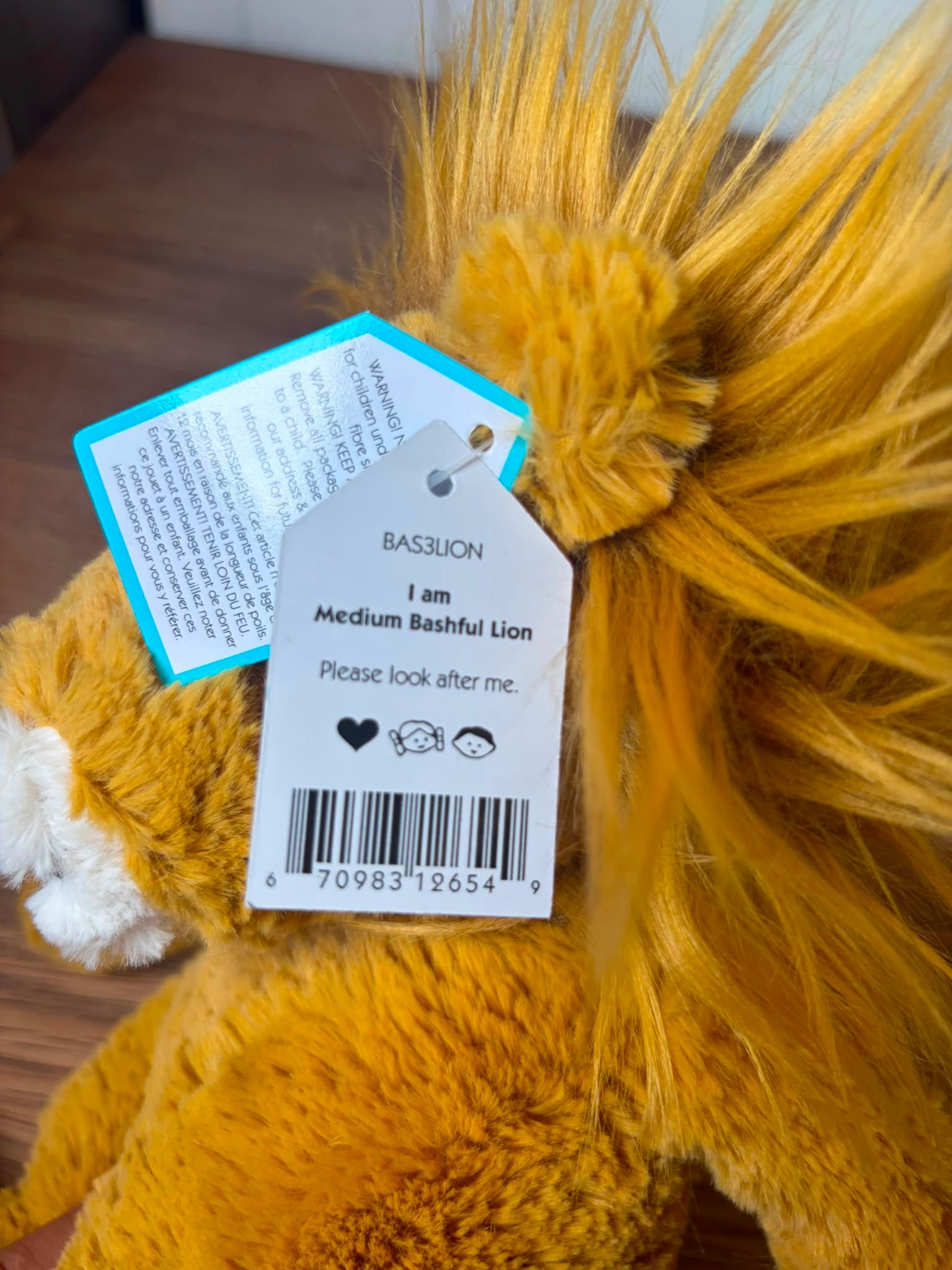 Jellycat Bashful Lion