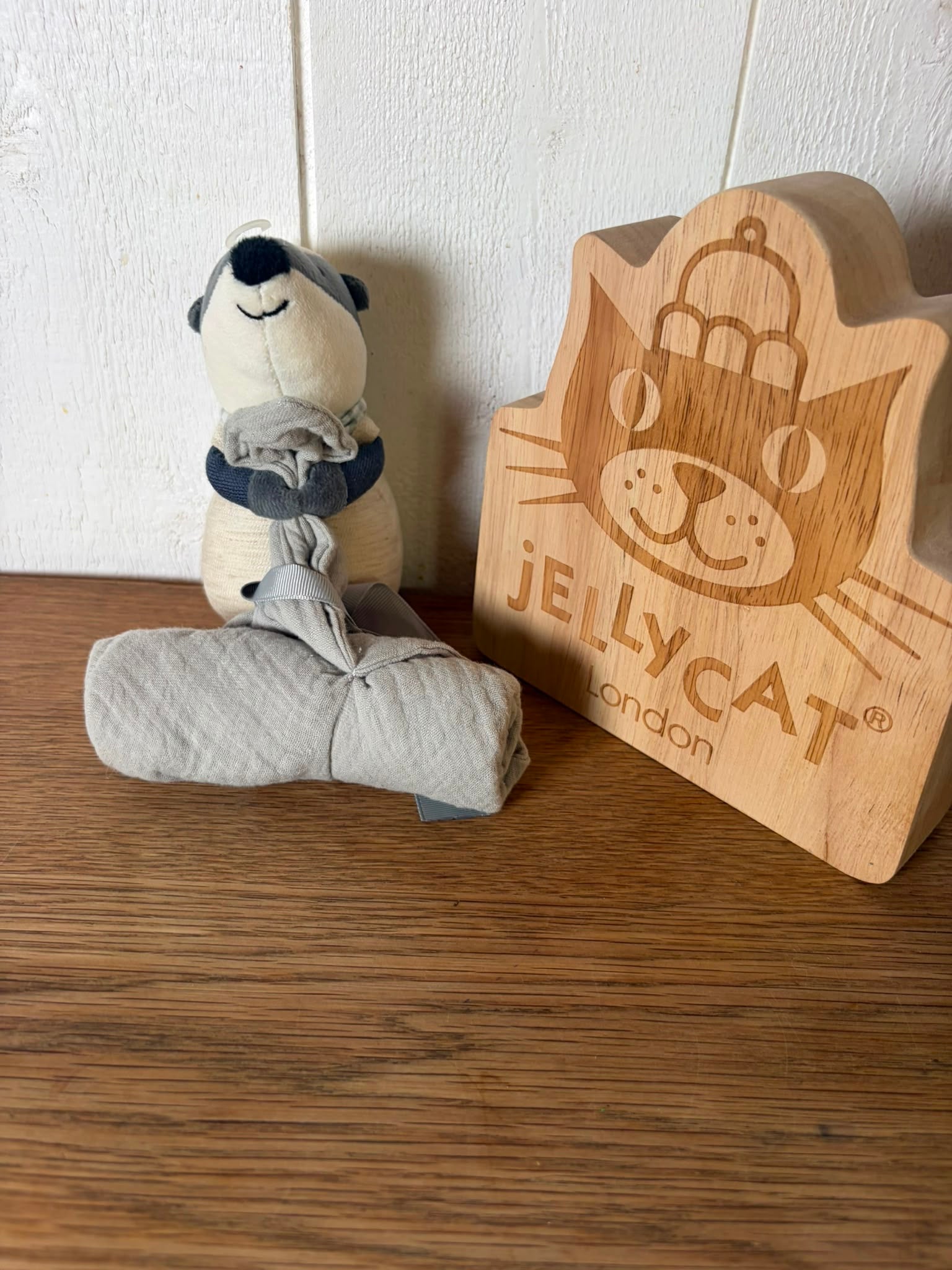 Jellycat Riverside Rambler Badger Soother