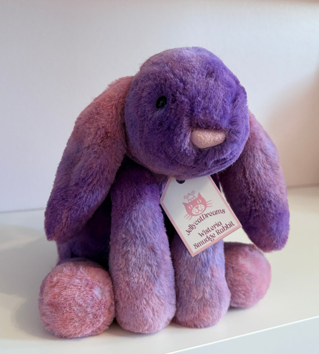 JellycatDreams Custom Wisteria Smudge Rabbit (Small)