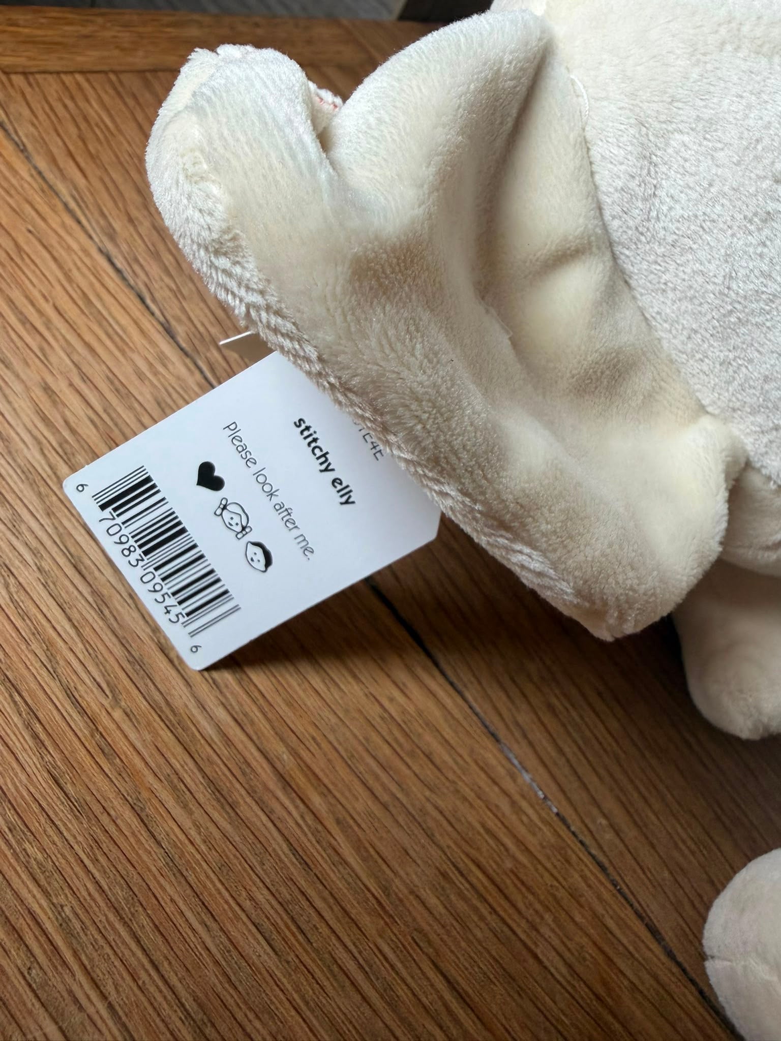 Jellycat Stitchy Elly Elephant