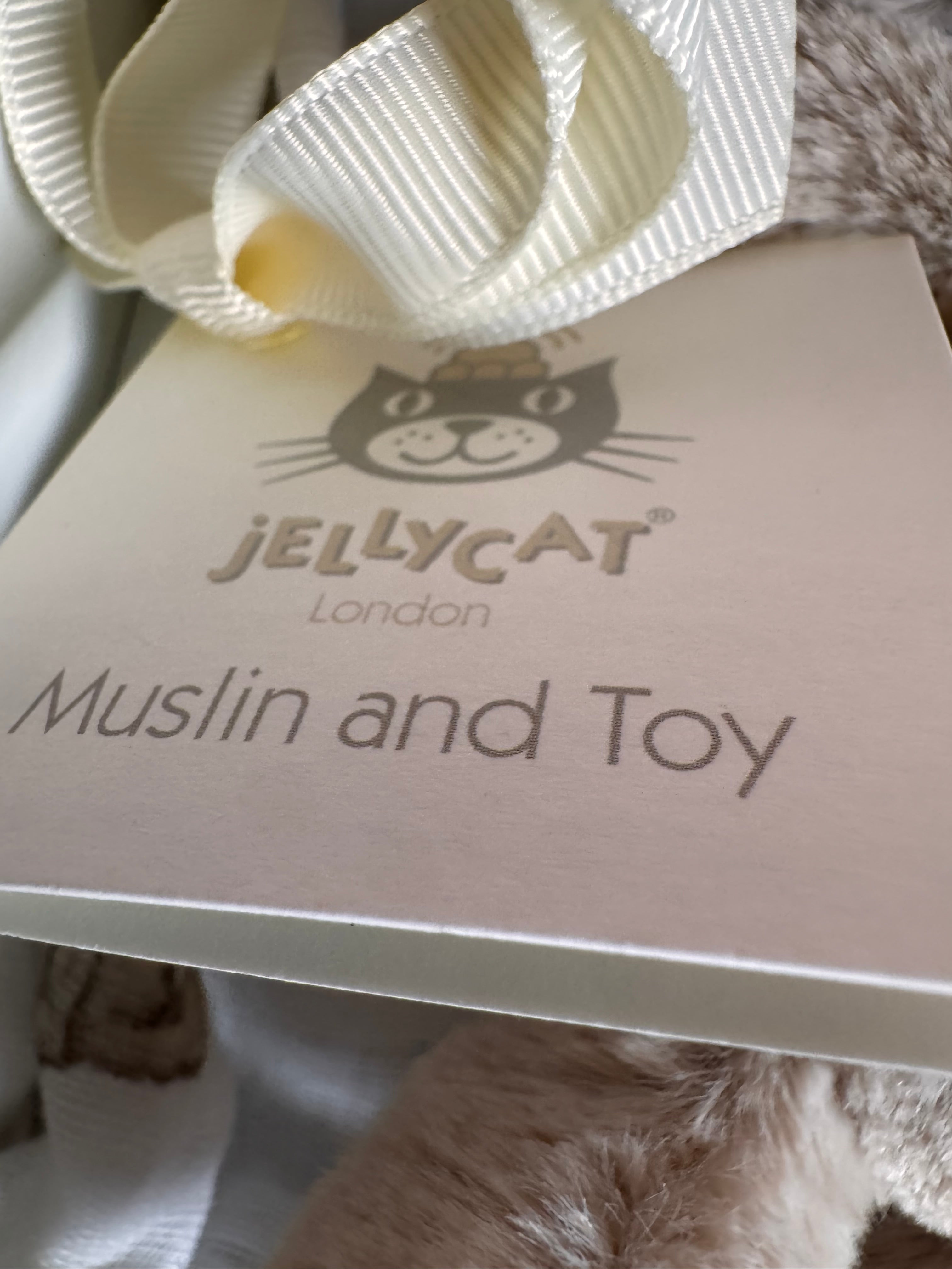 Bashful Beige Bunny Muslin and Toy