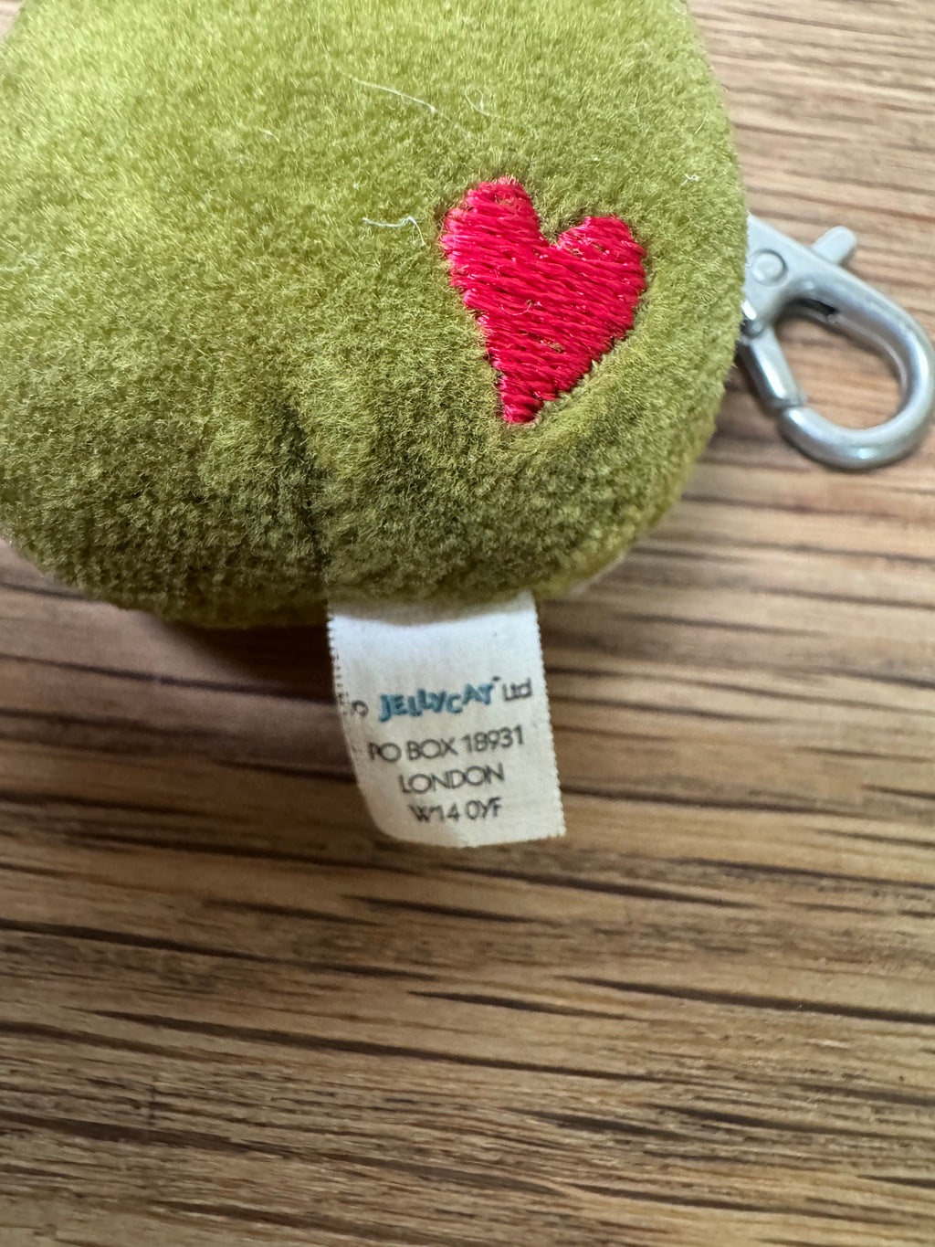 Jellycat Jellybean Frog Keyring | VHTF