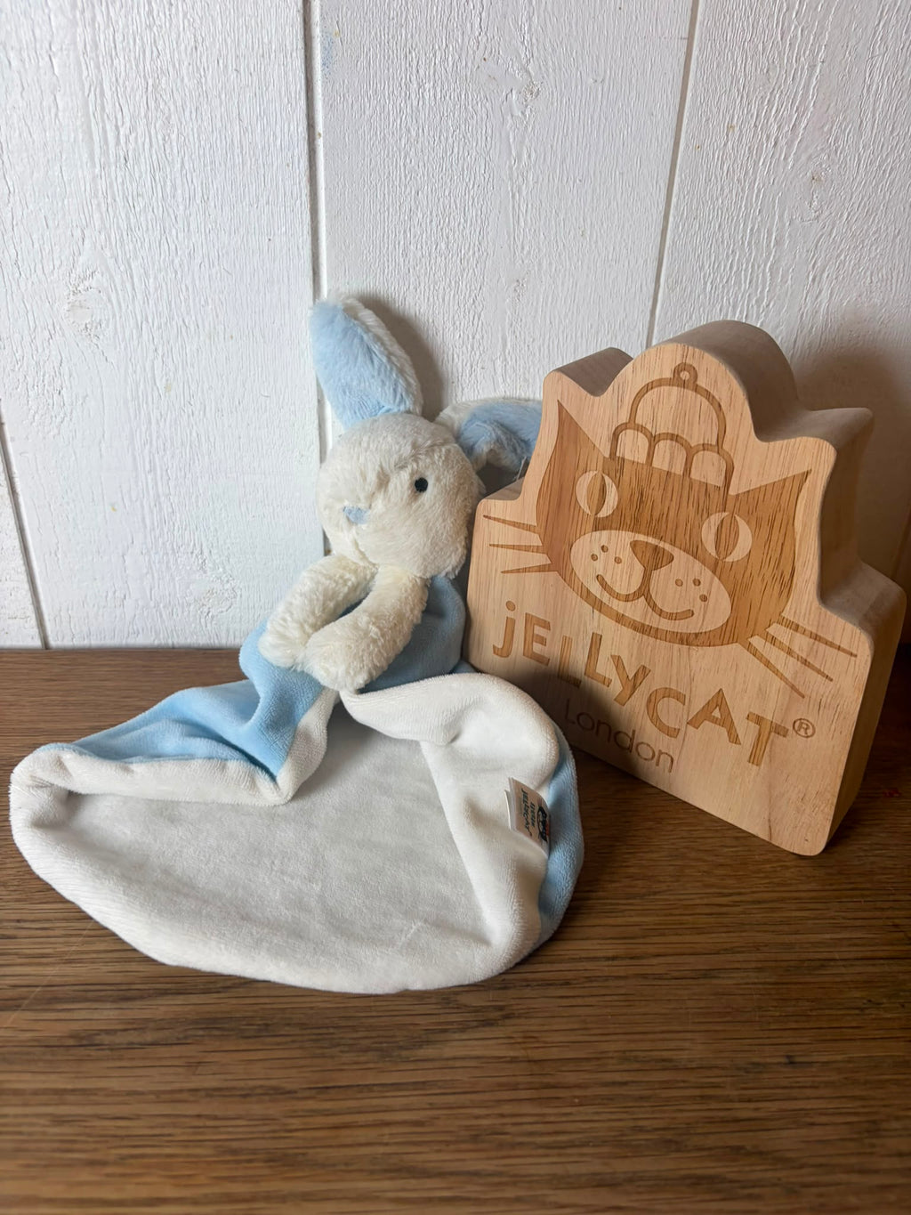 Jellycat Bobtail Bunny Soother - Blue