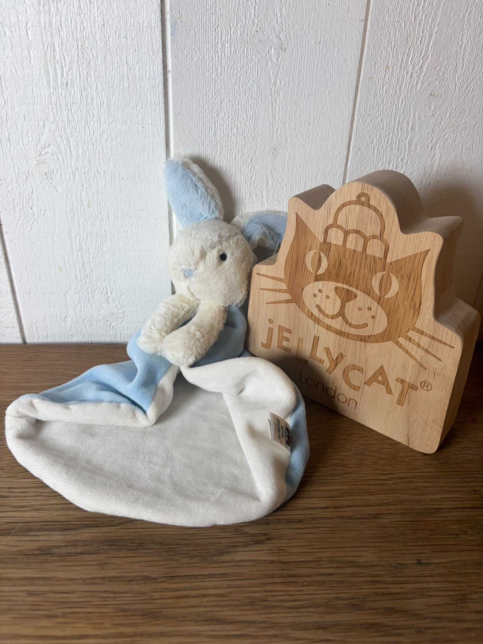 Jellycat Bobtail Bunny Soother - Blue