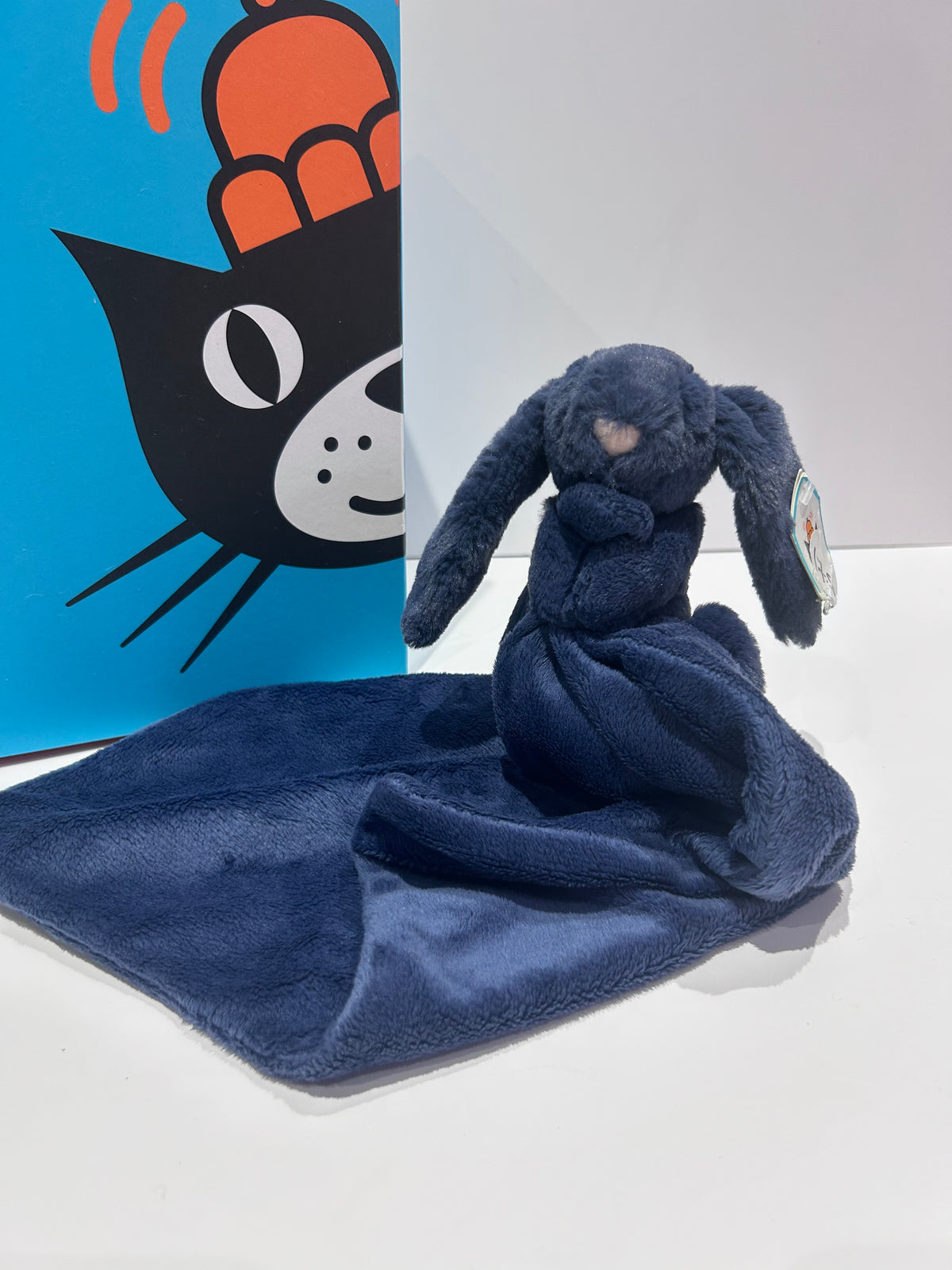 Jellycat Bashful Navy Bunny Soother