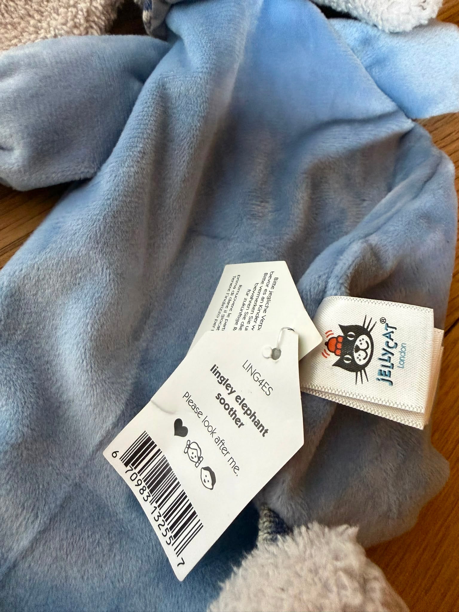 Jellycat Lingley Elephant Soother