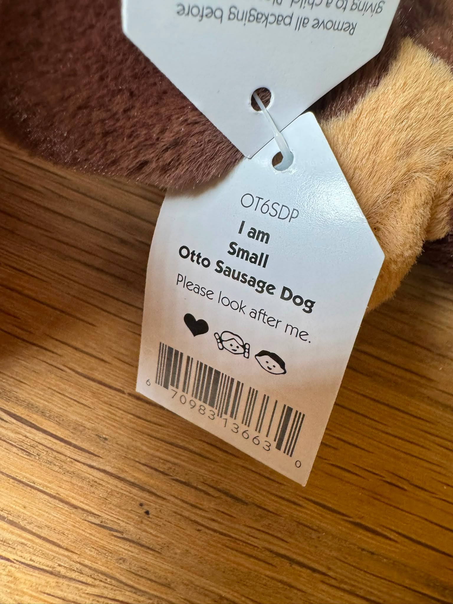 Jellycat Otto Sausage Dog- Small