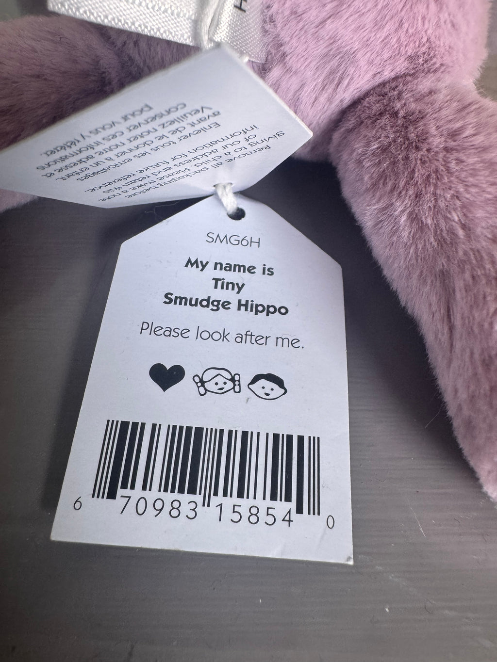 Tiny Smudge Hippo