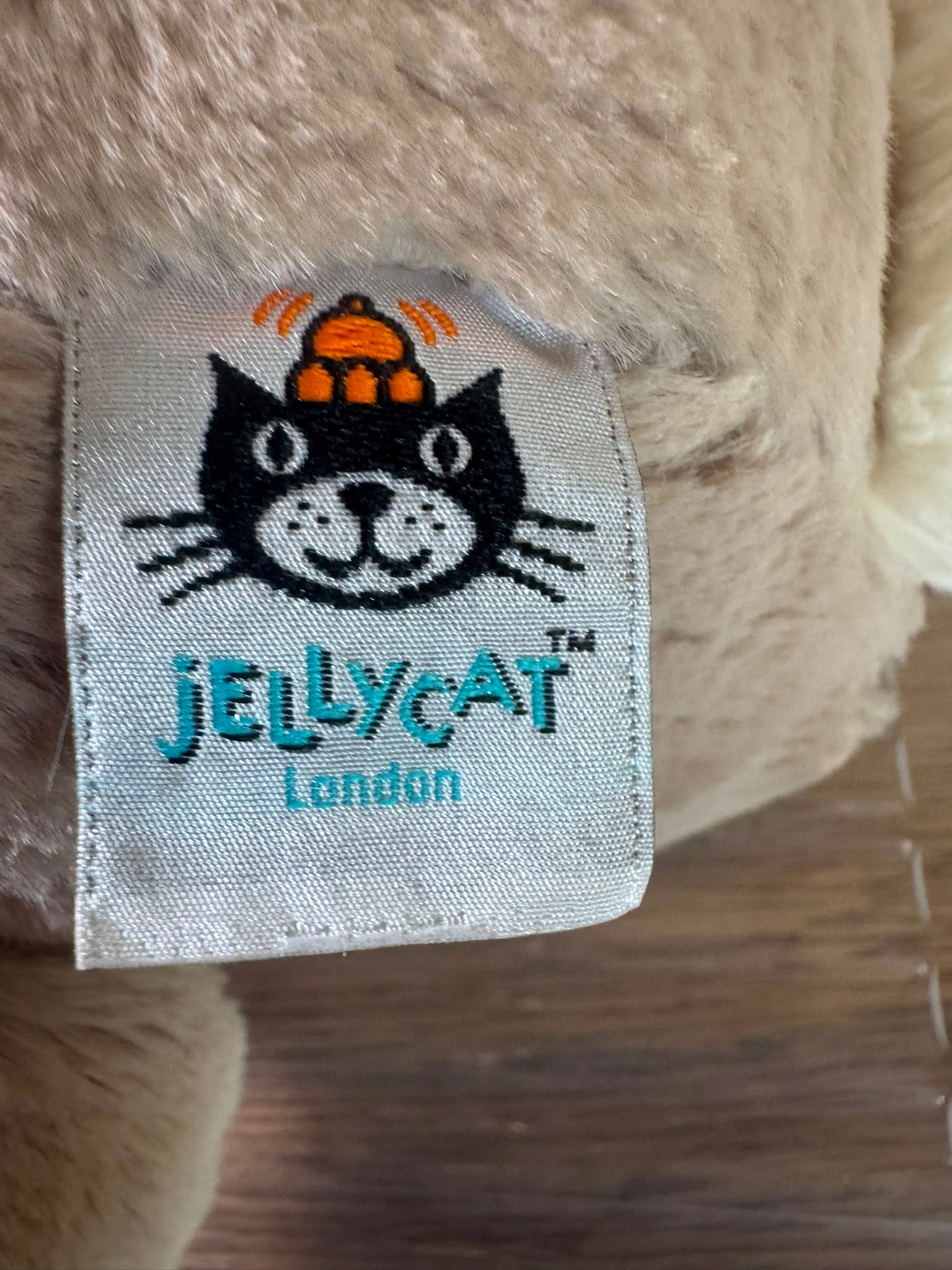 Jellycat Large Beige Bunny - Paws