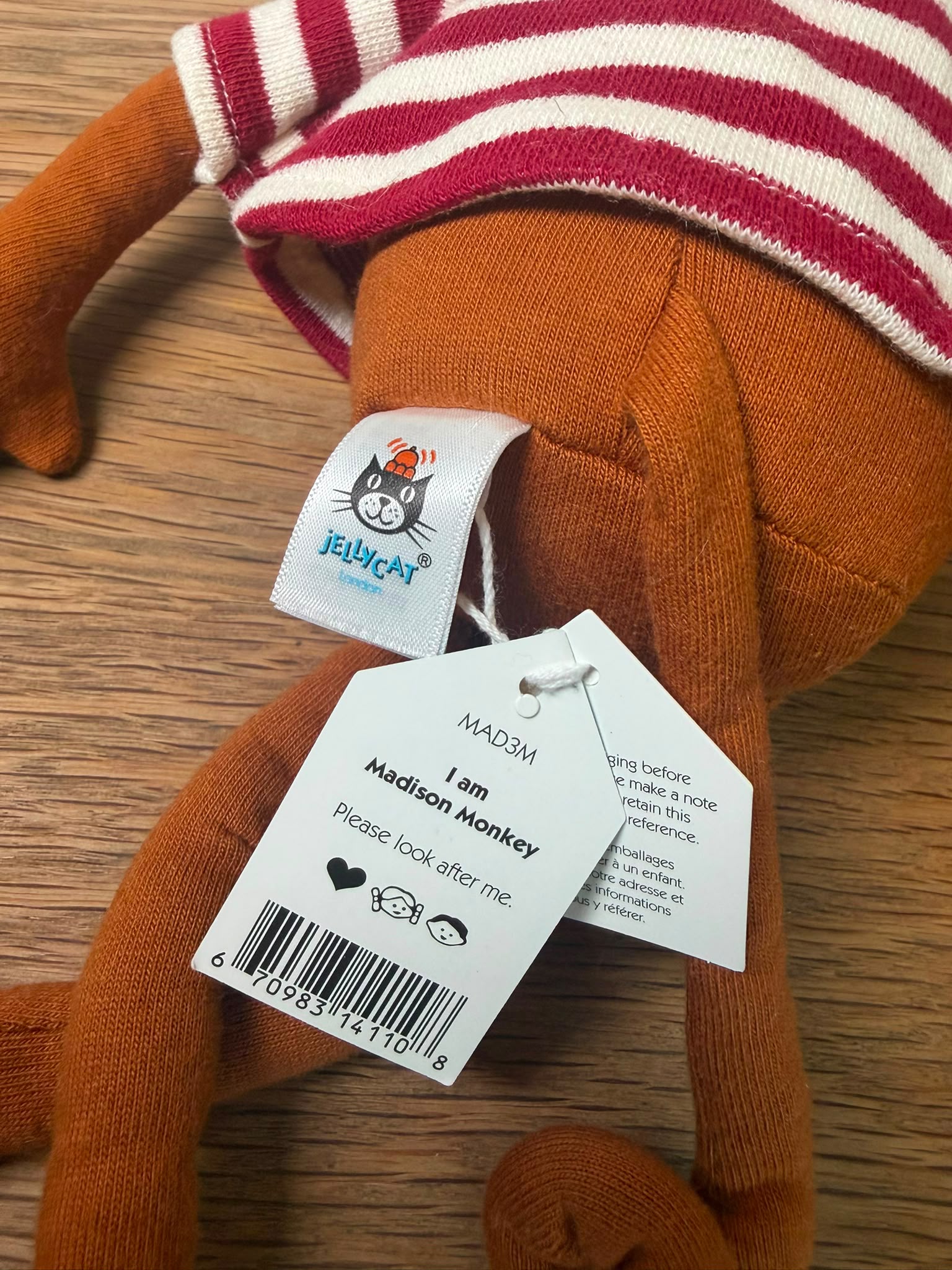 Jellycat Madison Monkey