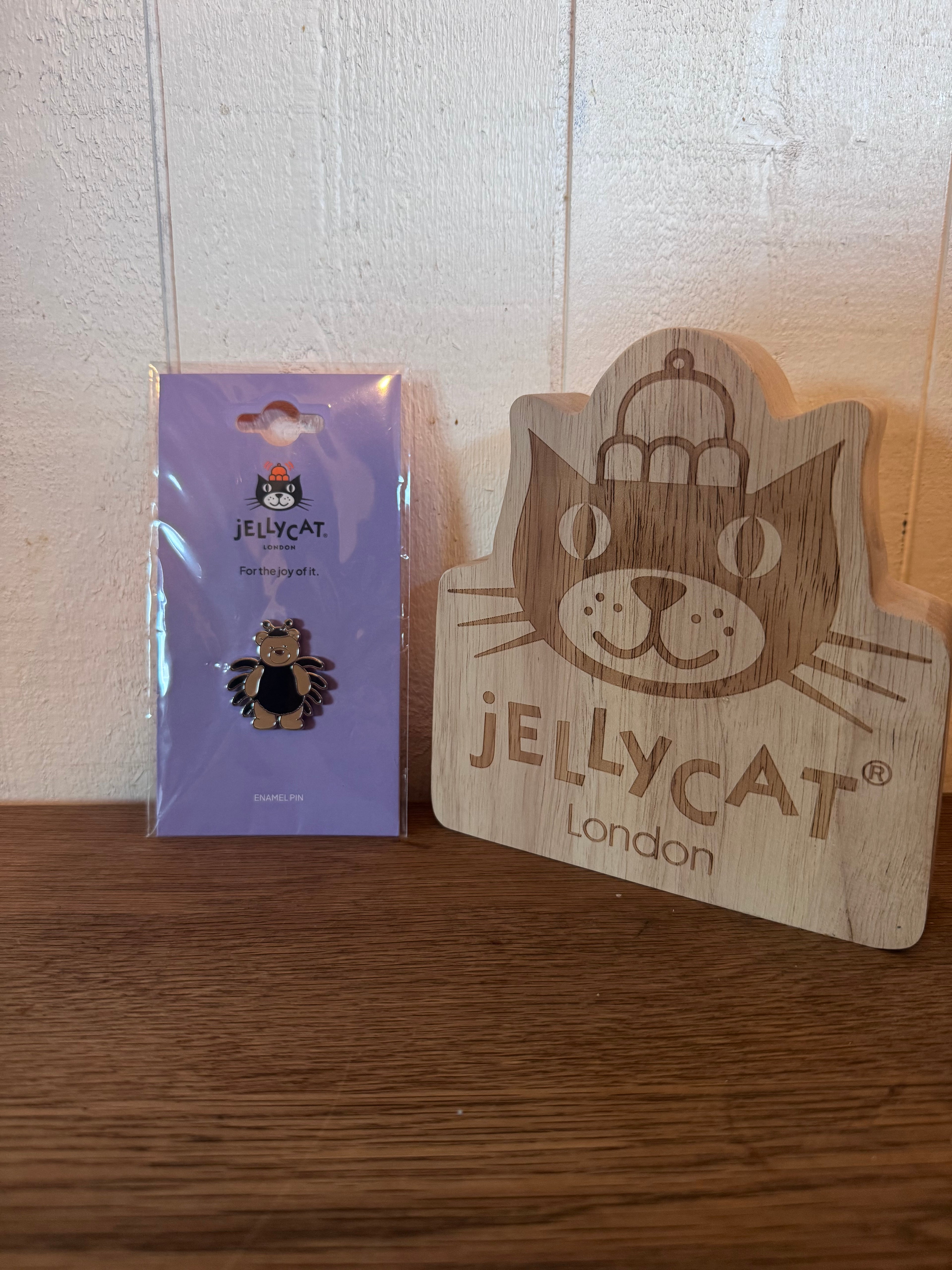 Jellycat Bartholomew Bear “Spider” Pin - EXCLUSIVE PR GIFT | LIMITED NUMBERS PRODUCED