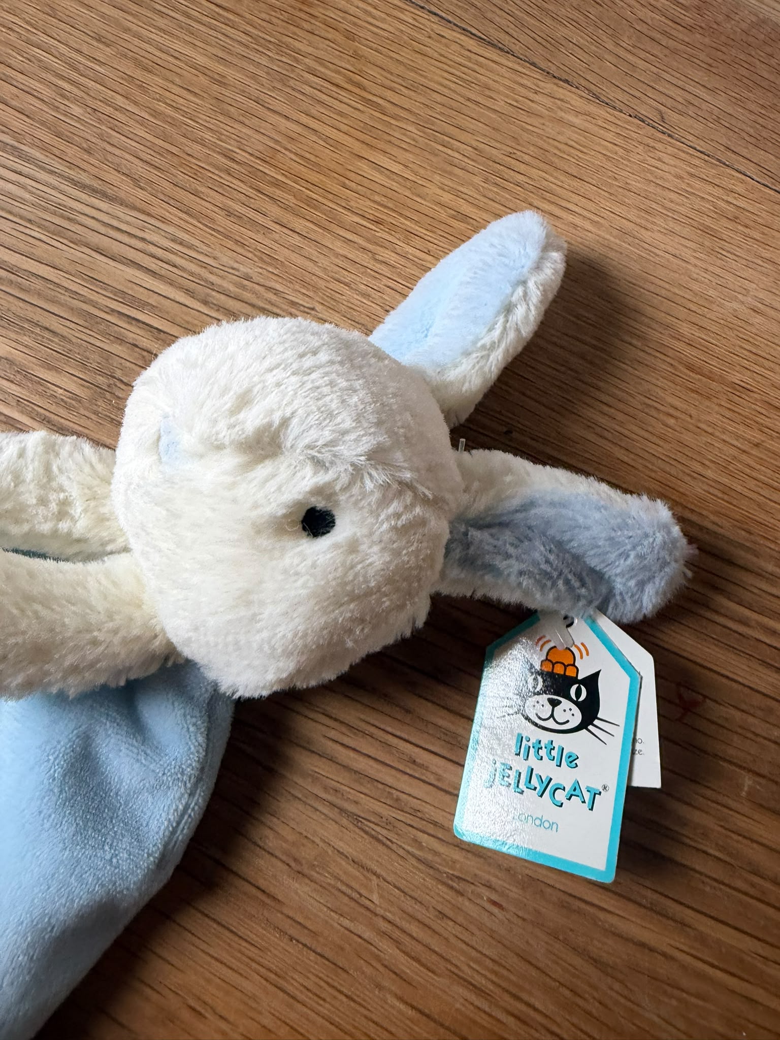 Jellycat Bobtail Bunny Soother - Blue