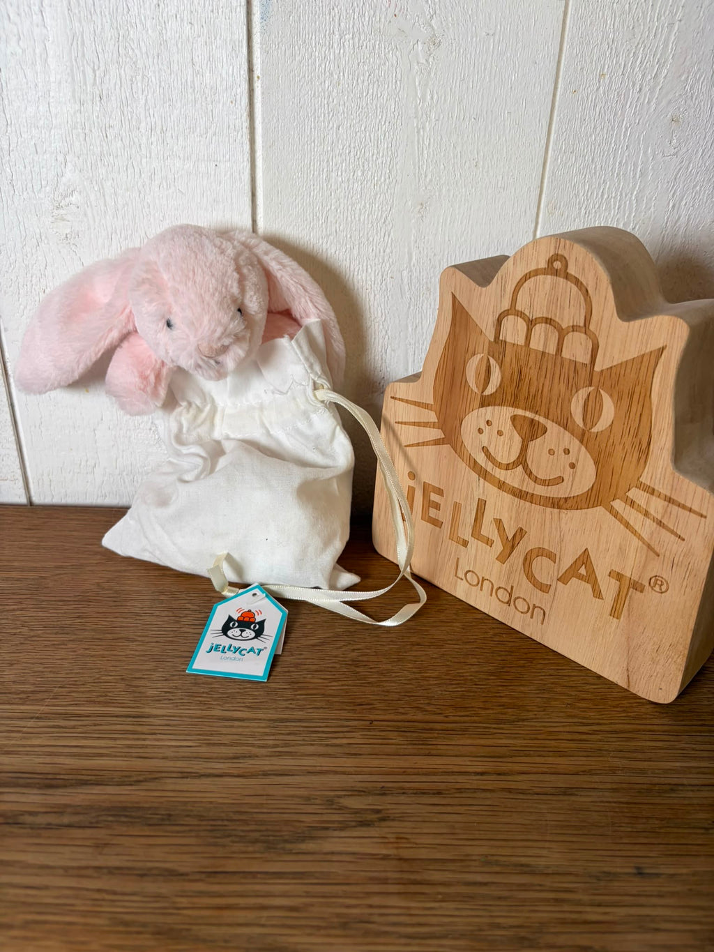 Jellycat Bashful Pink Bunny Muslin