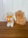 Jellycat Bunny Holding A Present