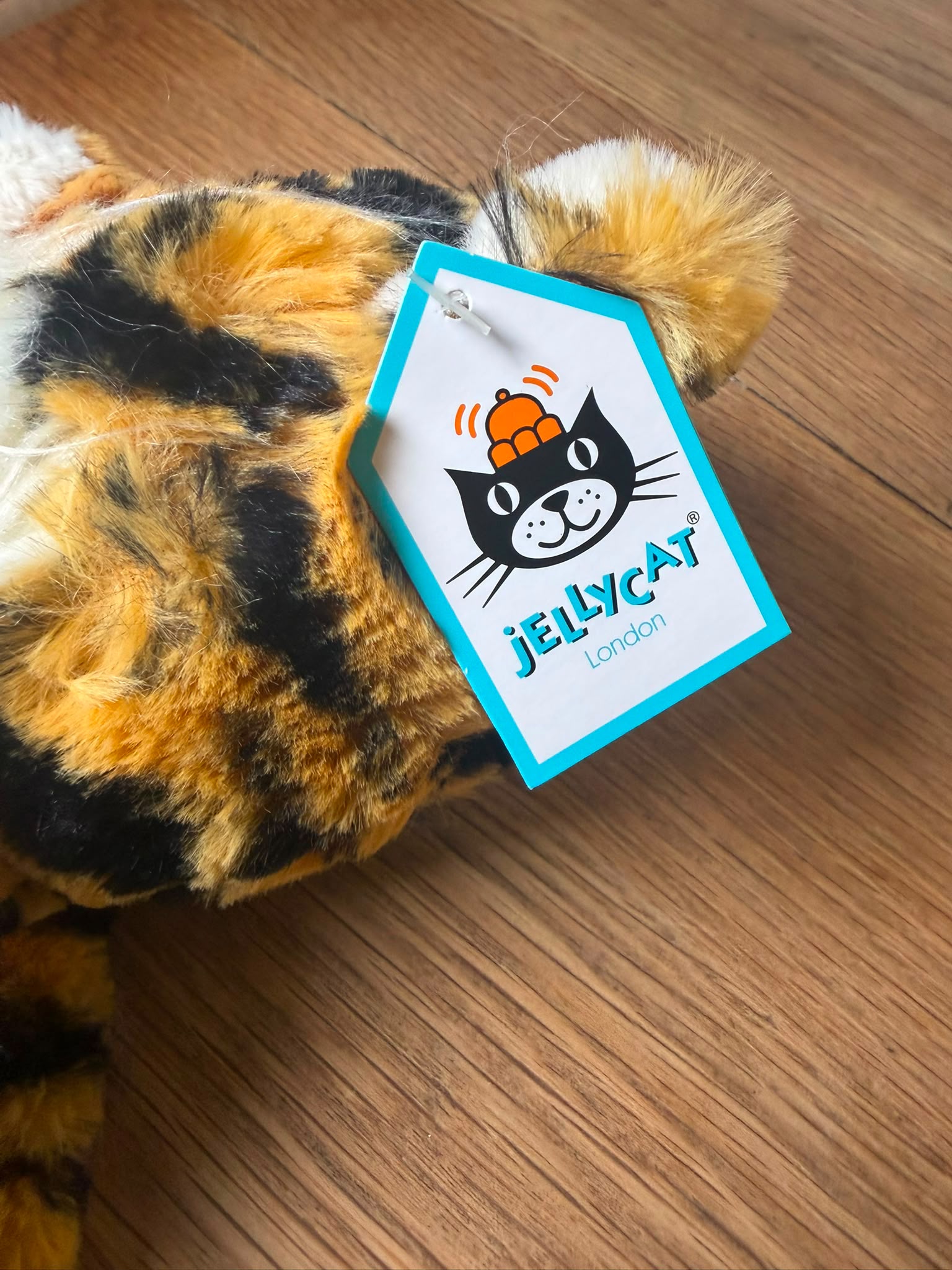 Jellycat Bashful Tiger - Ear Tag