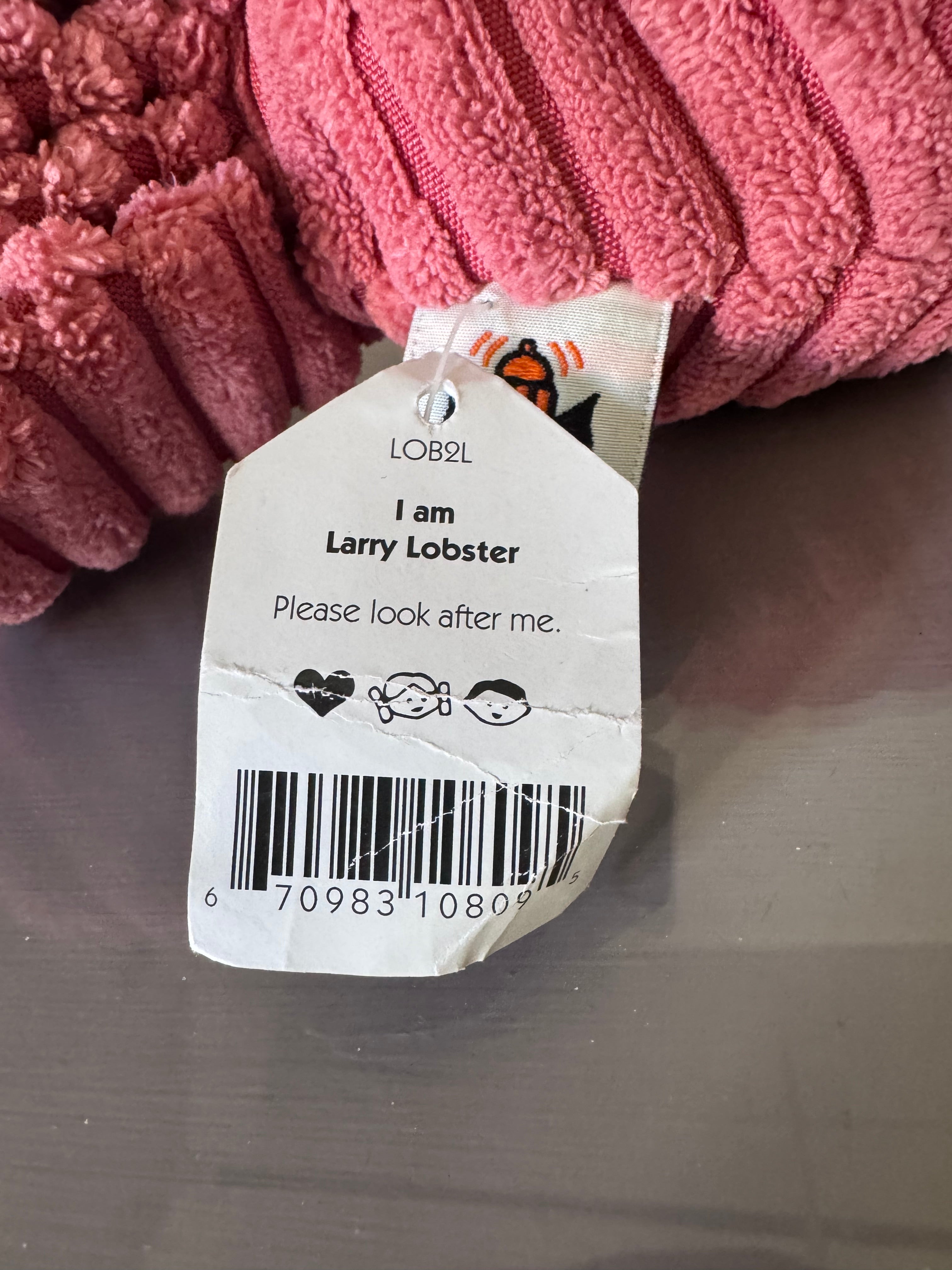 Jellycat Larry Lobster