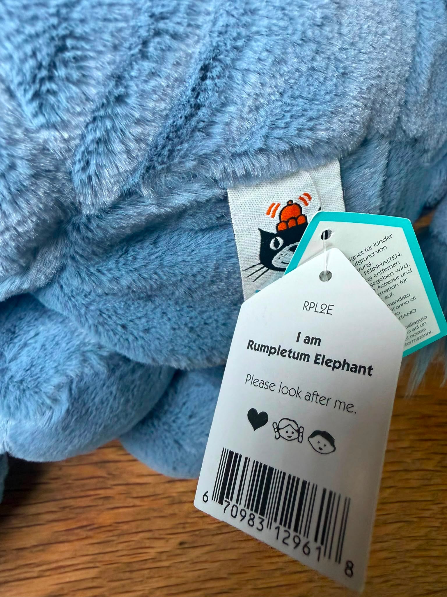 Jellycat Rumpletum Elephant