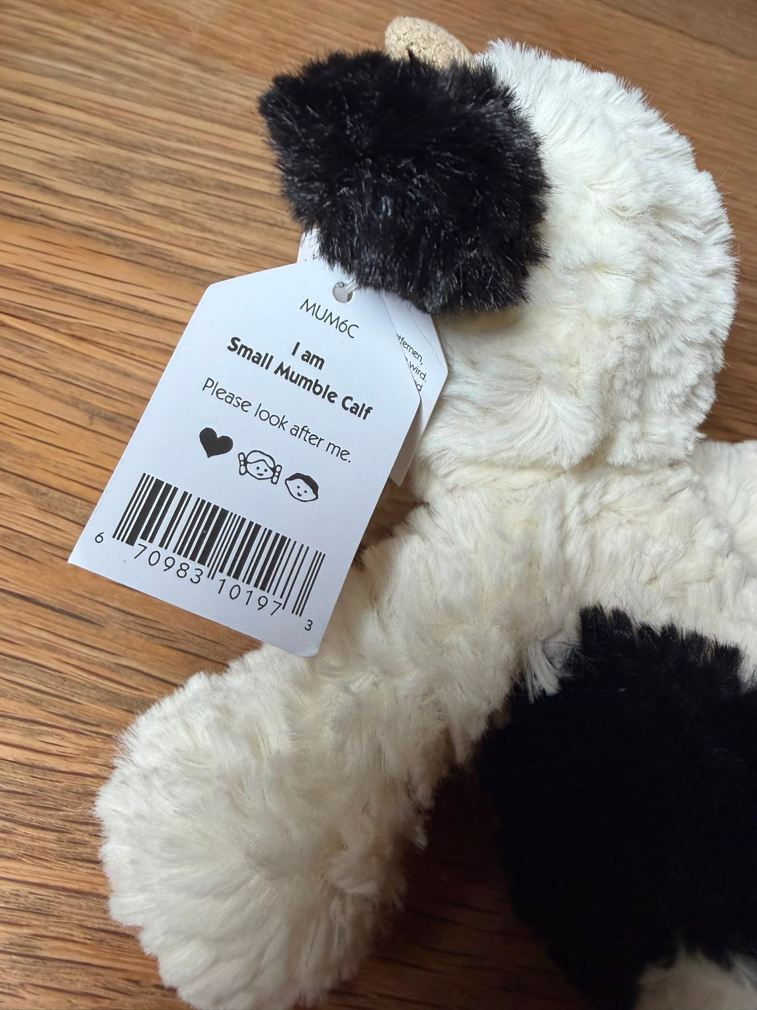 Jellycat Squiggles Cow