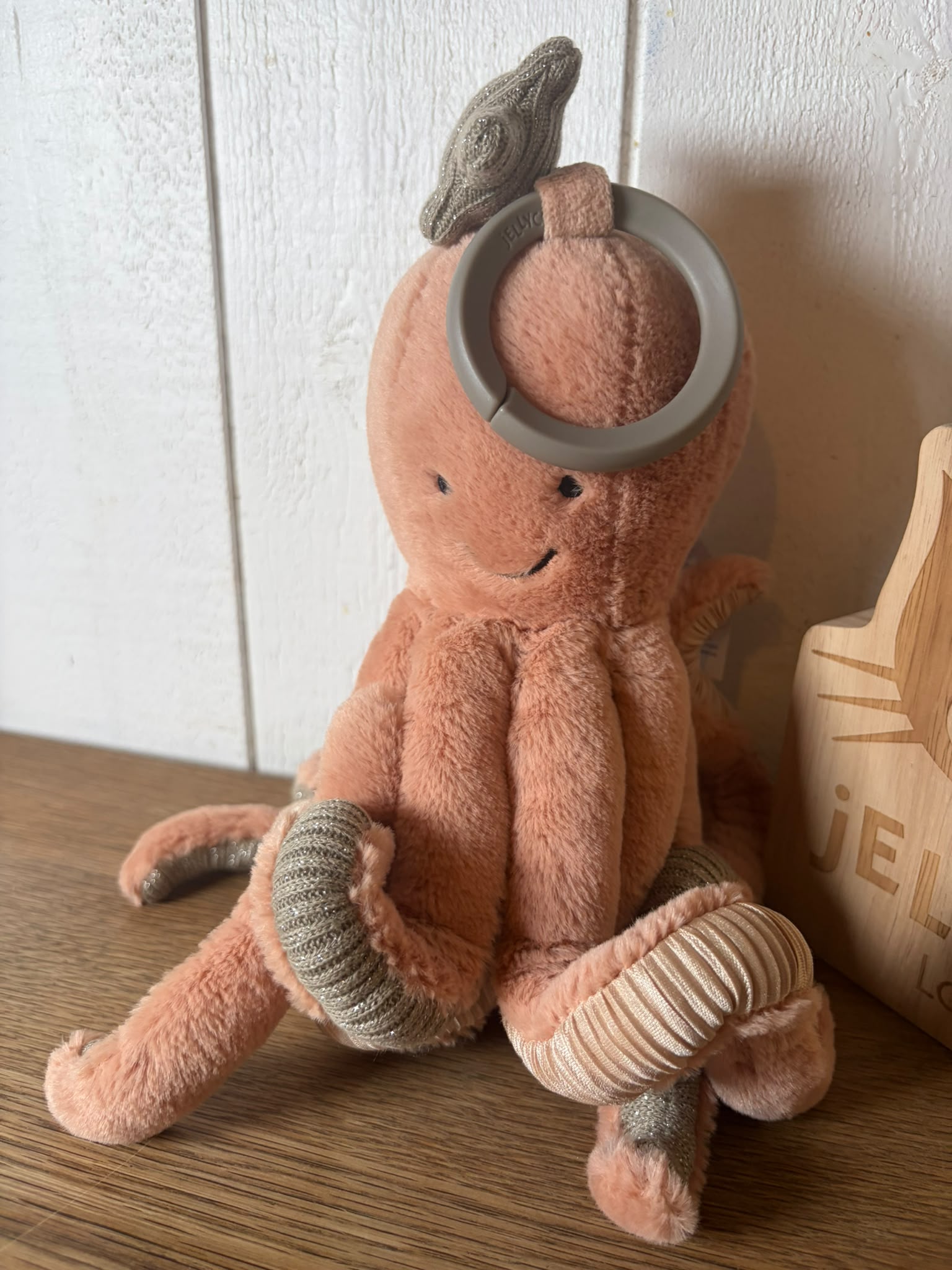 Jellycat Odell octopus activity toy
