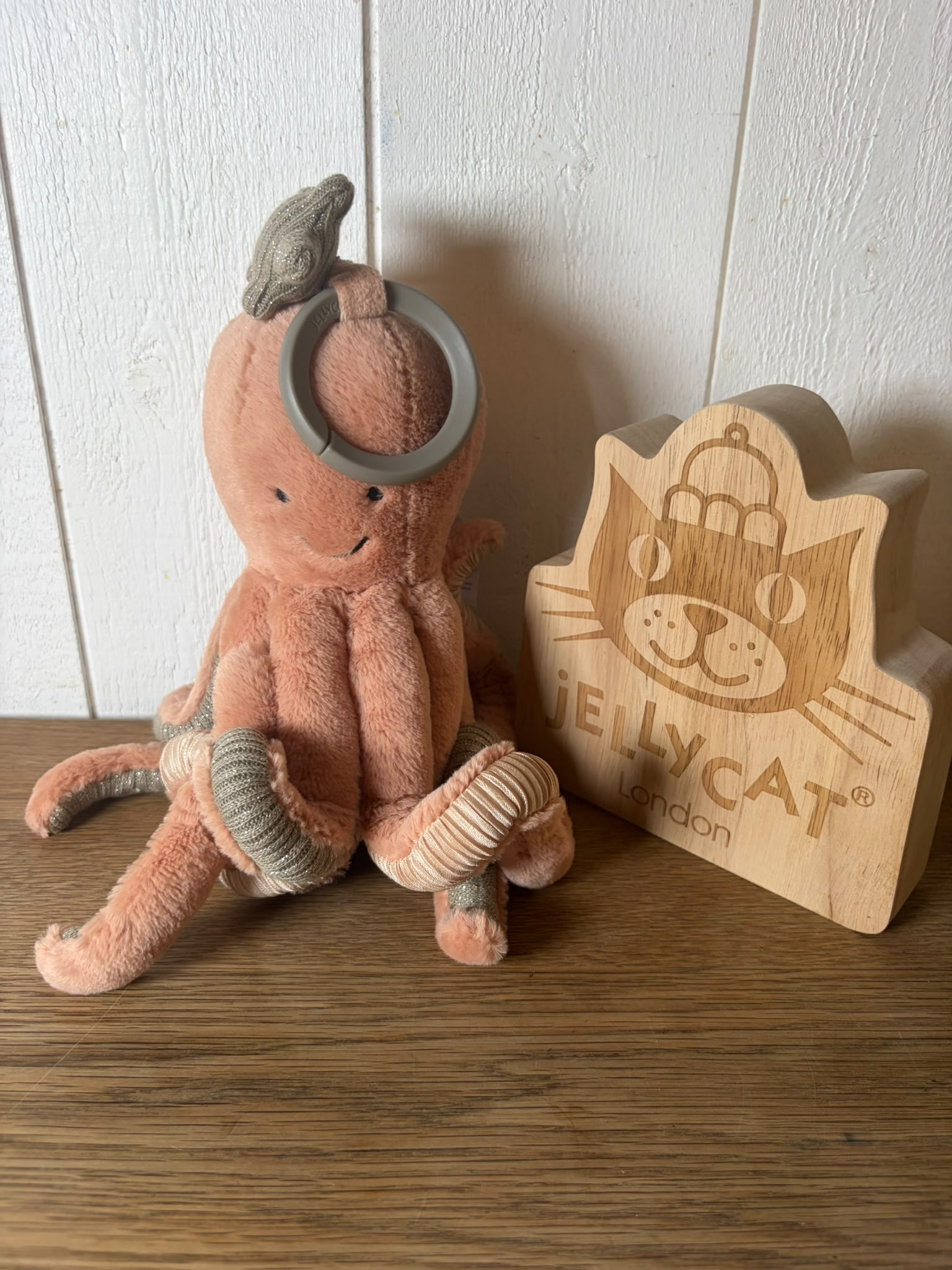 Jellycat Odell octopus activity toy