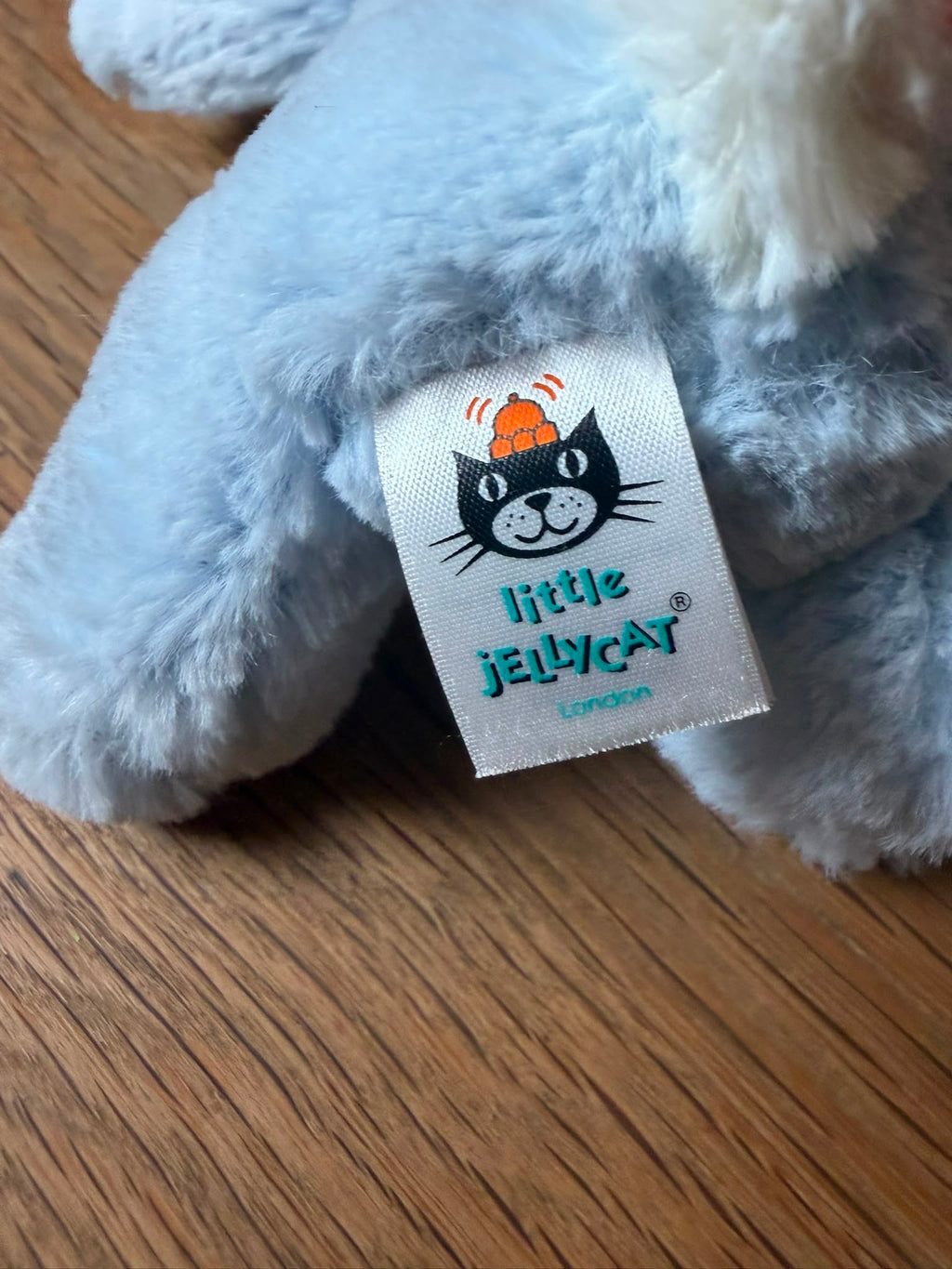 Jellycat Bashful Bunny Musical Pull 28cm - Blue