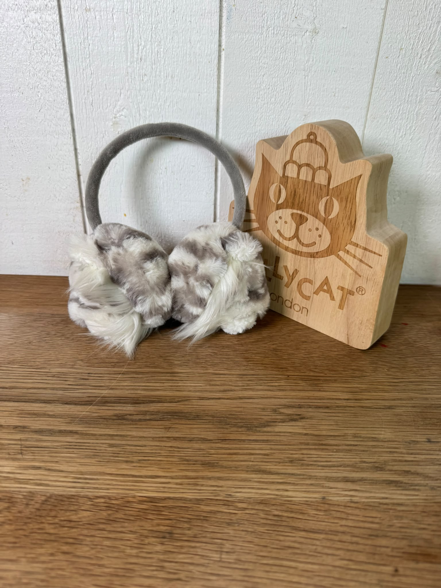 Jellycat Sasha Snow Tiger Earmuffs