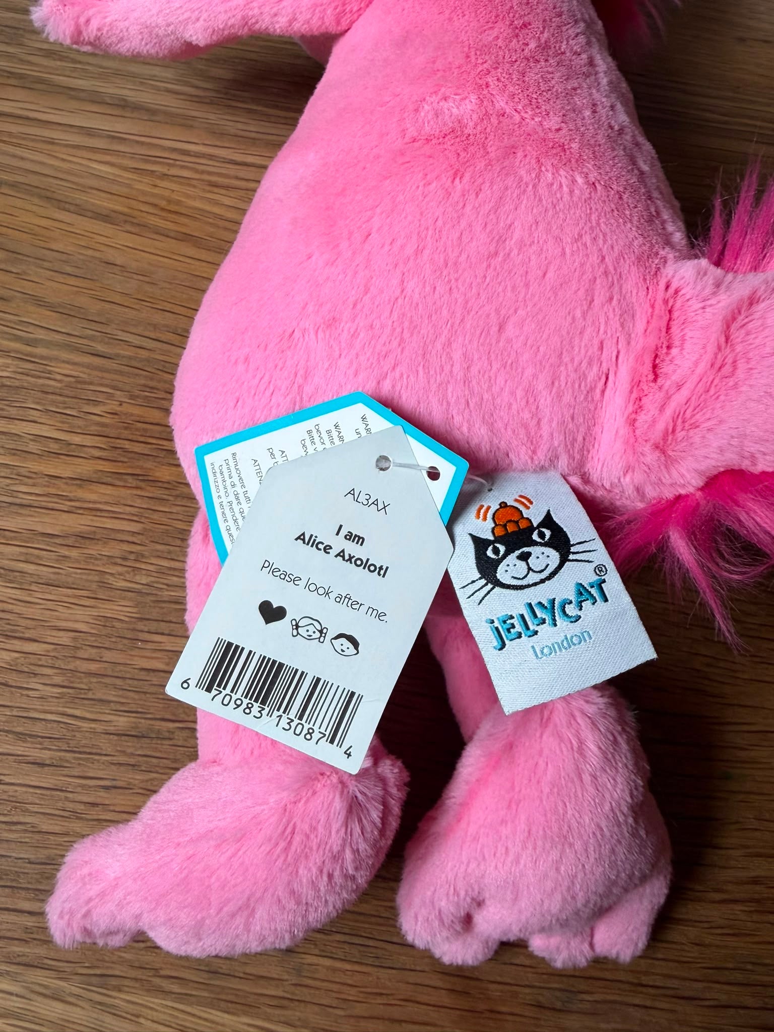 Jellycat Alice Axolotl