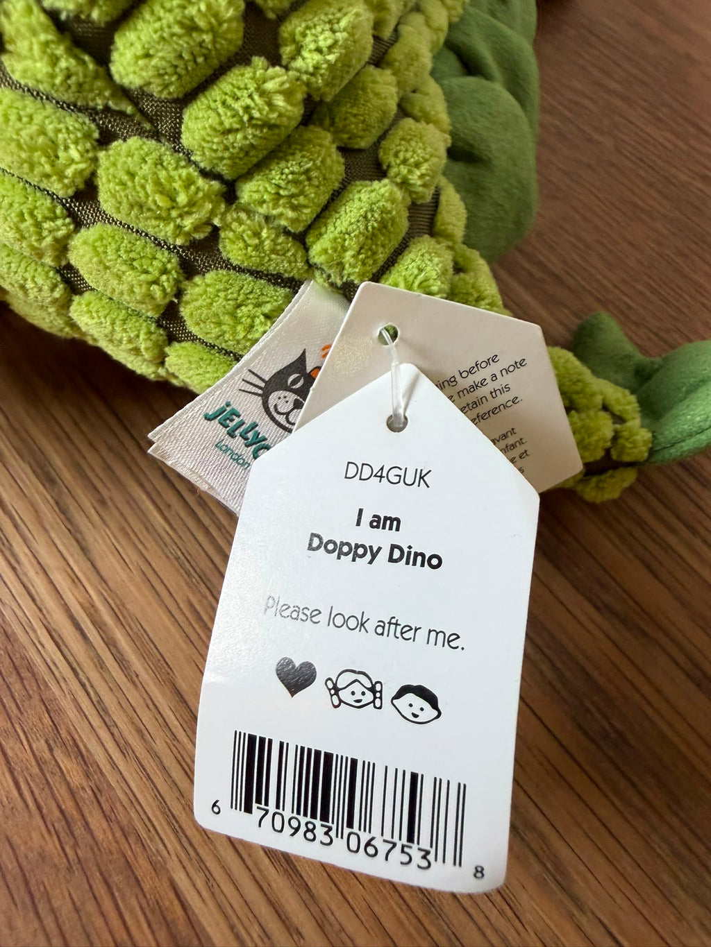 Jellycat Dino Doppy