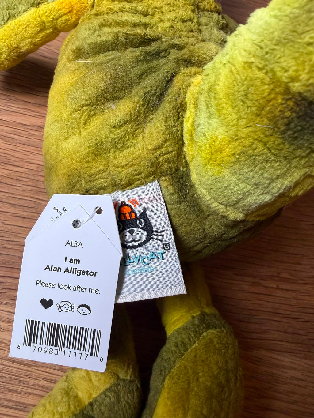 Jellycat Alan Alligator