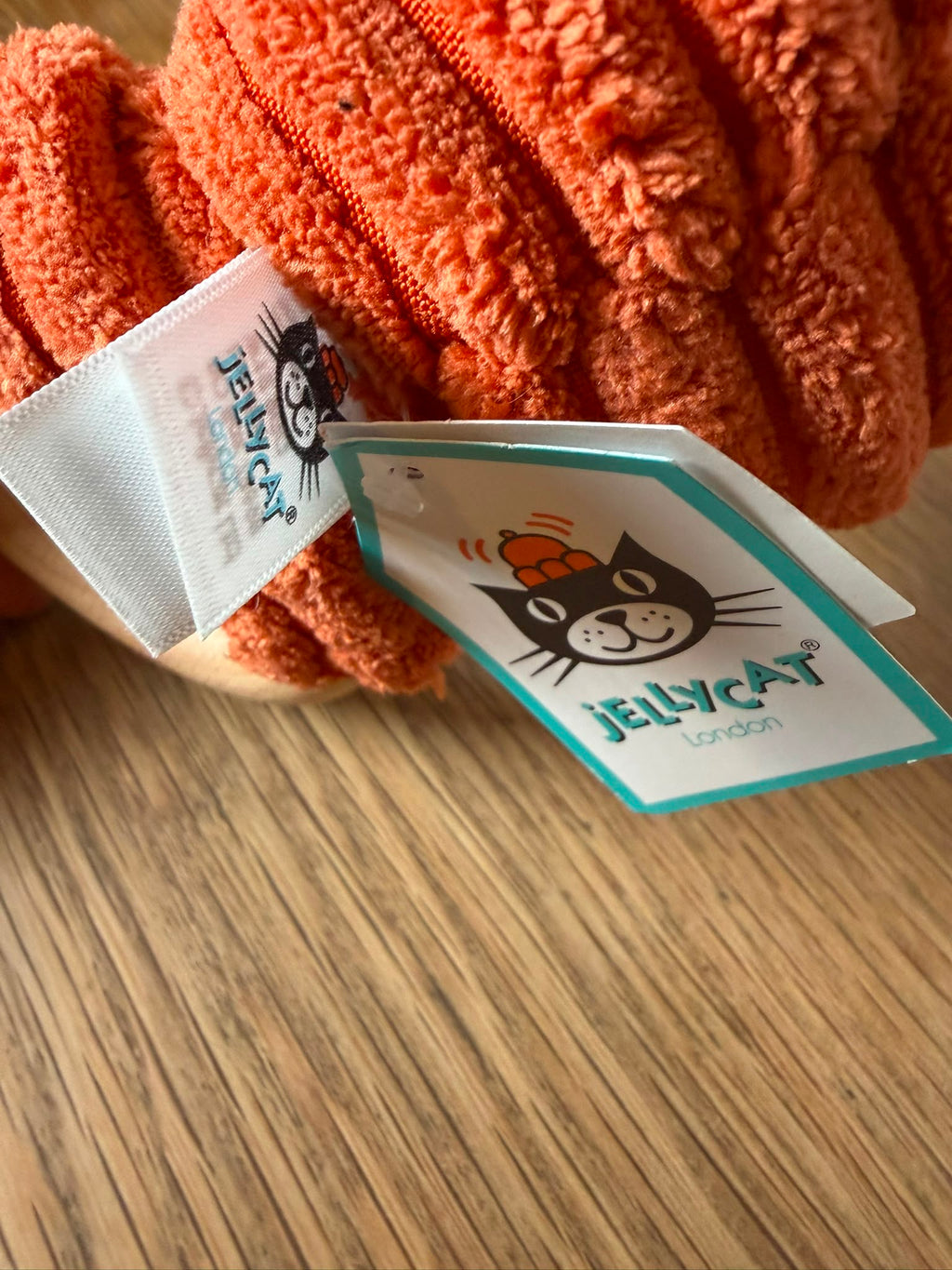 Jellycat Cordy Roy Baby Fox Wooden Ring Toy