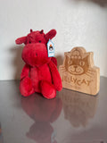 Medium Bashful Red Dragon