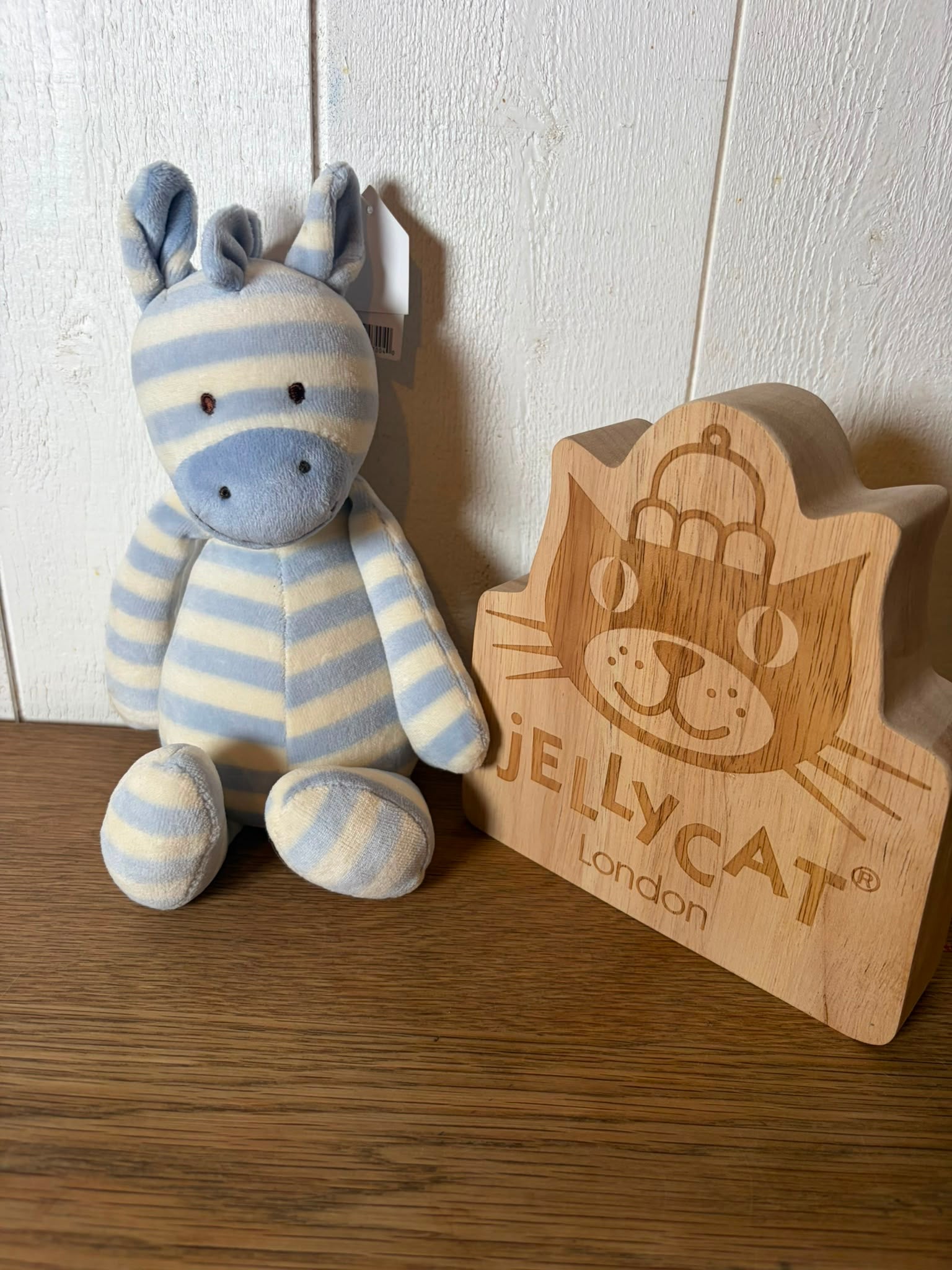 Jellycat Twibble Zebra - Blue