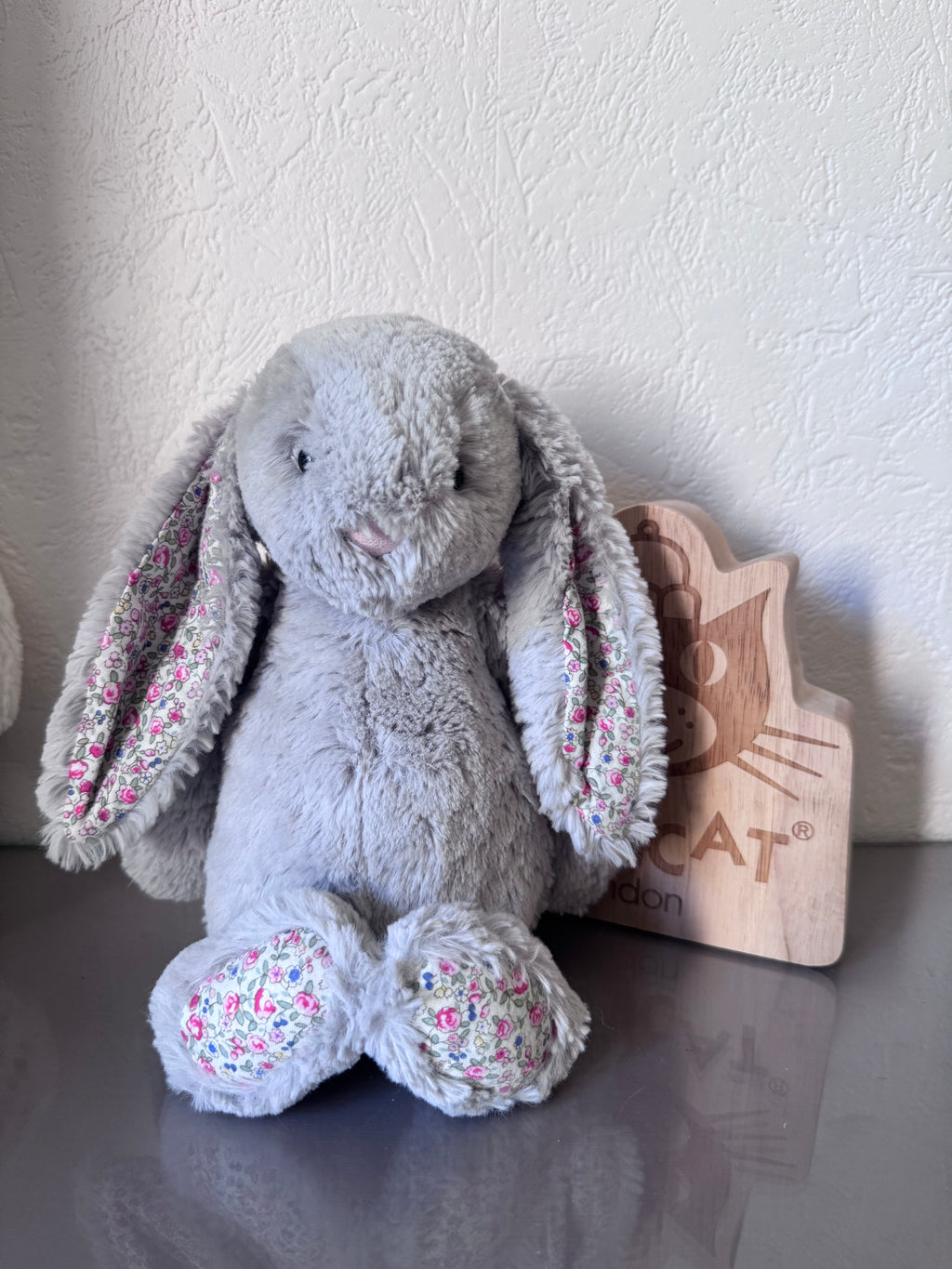 Medium Original Silver Blossom Bunny