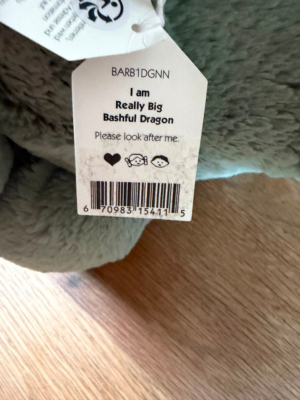 Jellycat Really Big Bashful Dragon