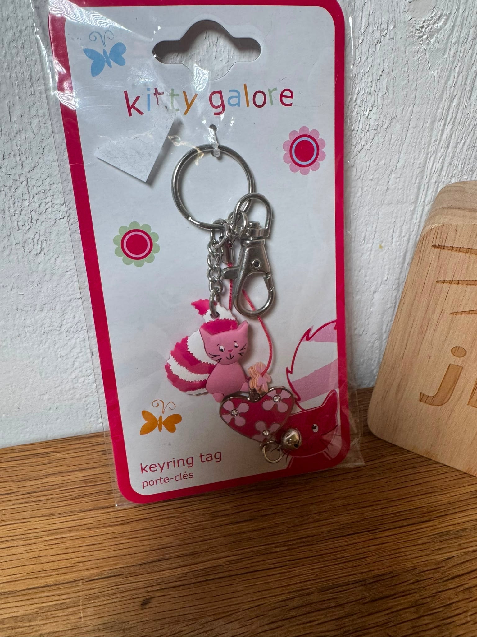 Jellycat x Kitty Galore Keyring
