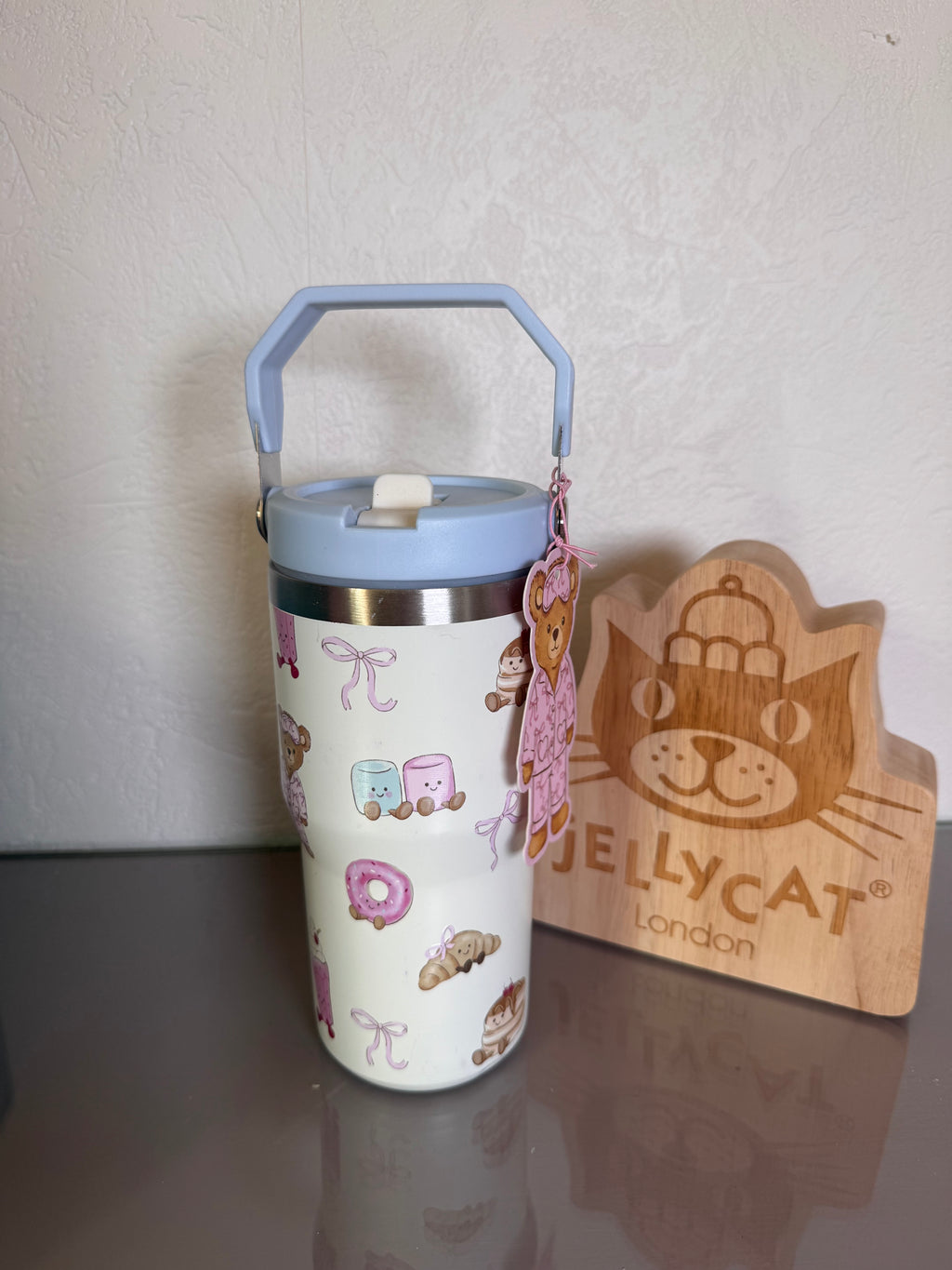 Home Bargains Jelly Inspired Travel Cup- White