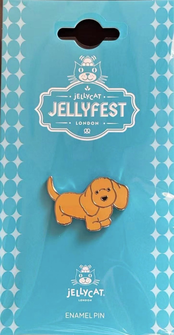 Pecanine Sausage Dog Pin | Jellyfest Berlin Exclusive