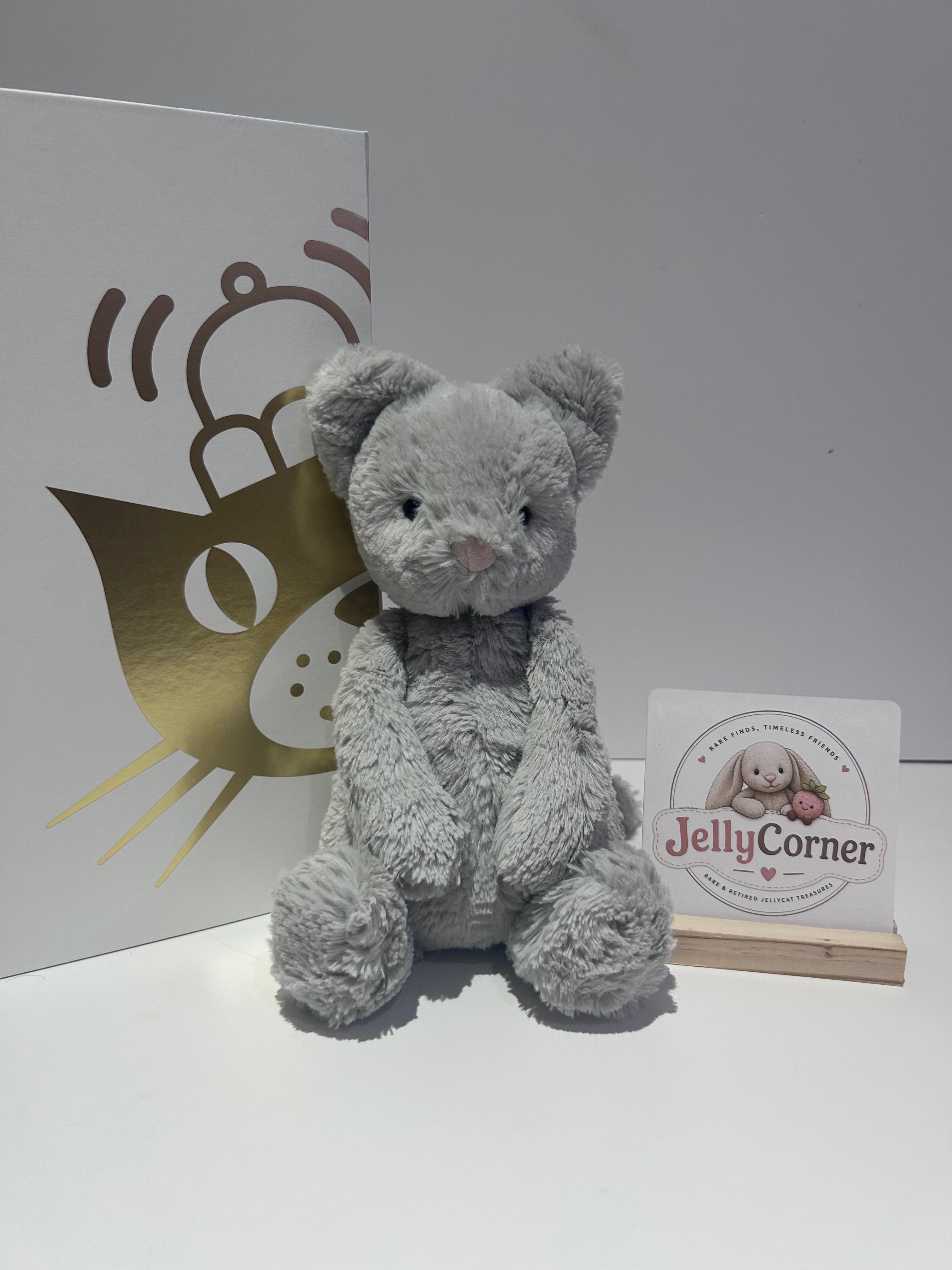 Jellycat Bashful Silver Kitty