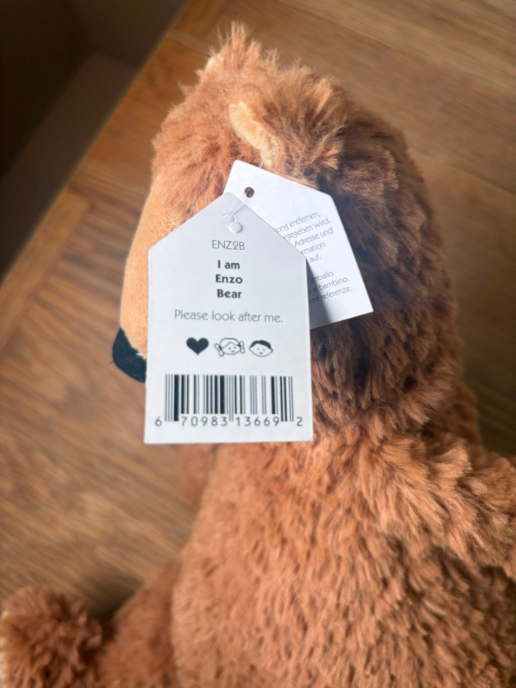 Jellycat Enzo Bear