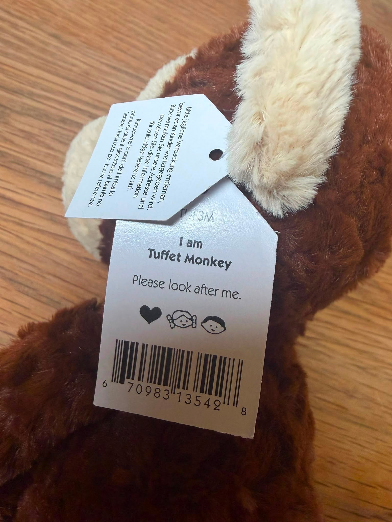 Jellycat Tuffet Monkey