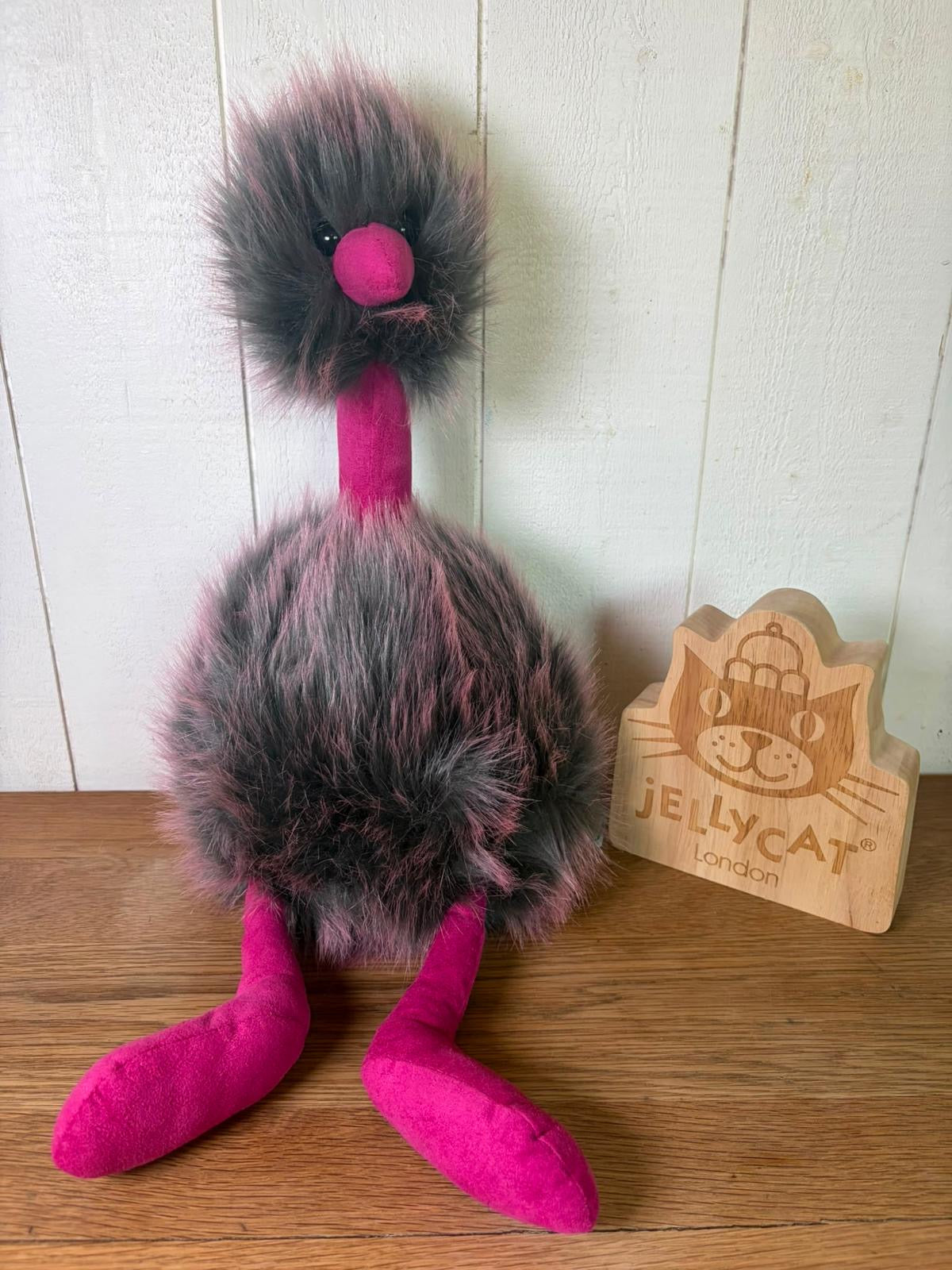 Jellycat Pom Pom - Large - Grey & Pink