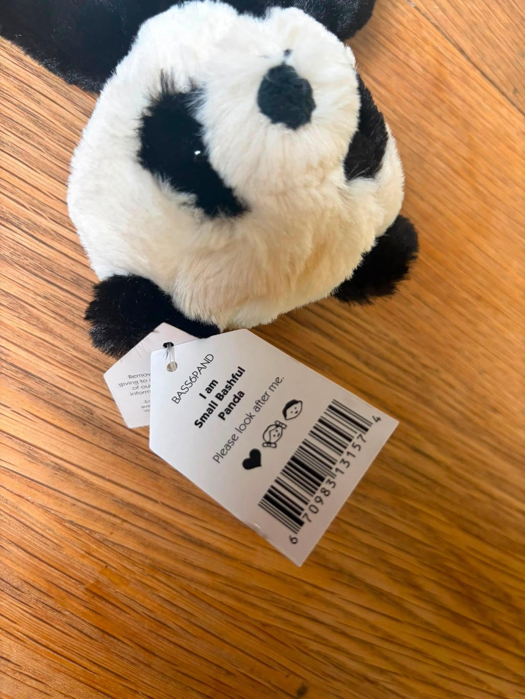 Jellycat Small Bashful Panda