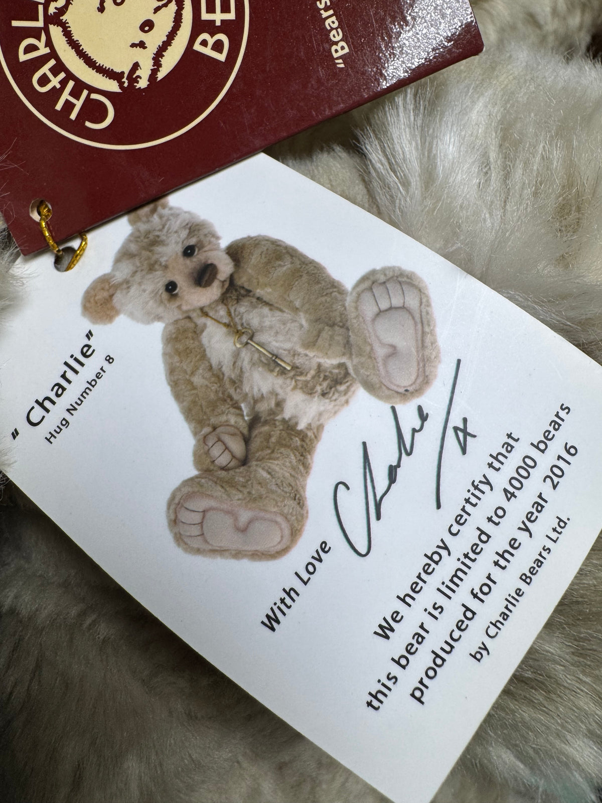 Charlie Bears | Charlie year bear 2016 CB161682