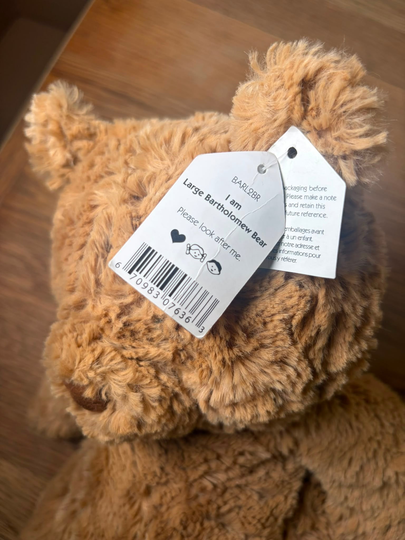 Jellycat Large Bartholomew Bear // Old Version