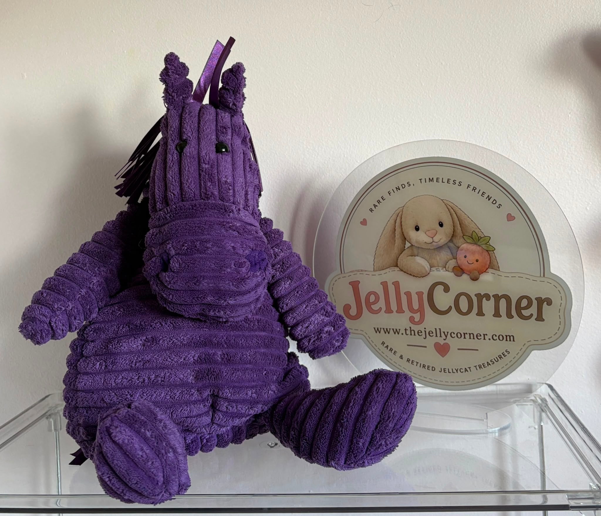 Jellycat Cordy Roy Purple Horse